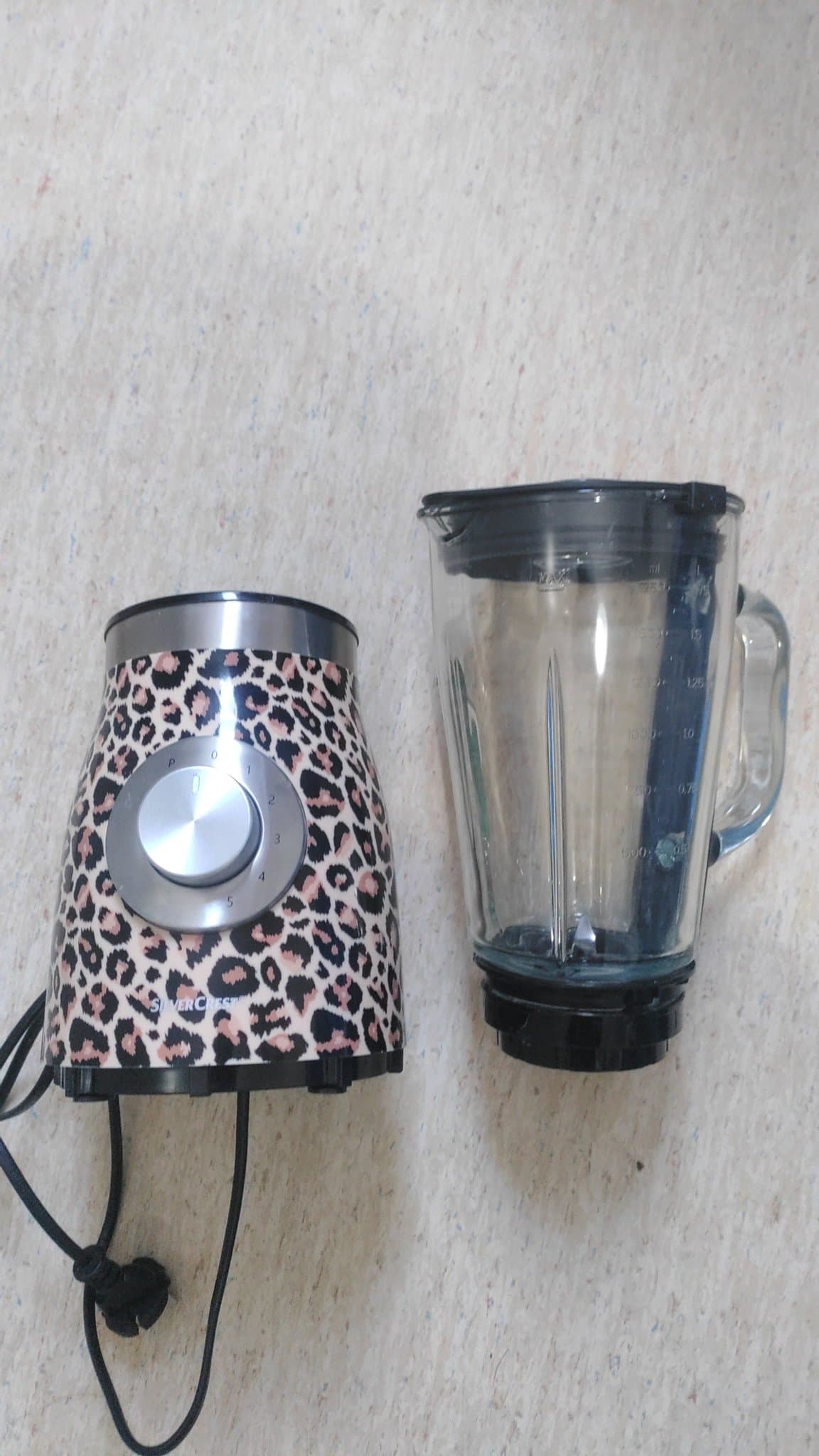 SILVERCREST Blender med leopardmönster