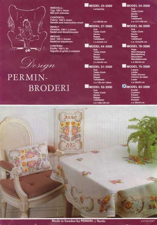 ** BRODERA EN TJUSIG KUDDE ** RITAT BRODERI **