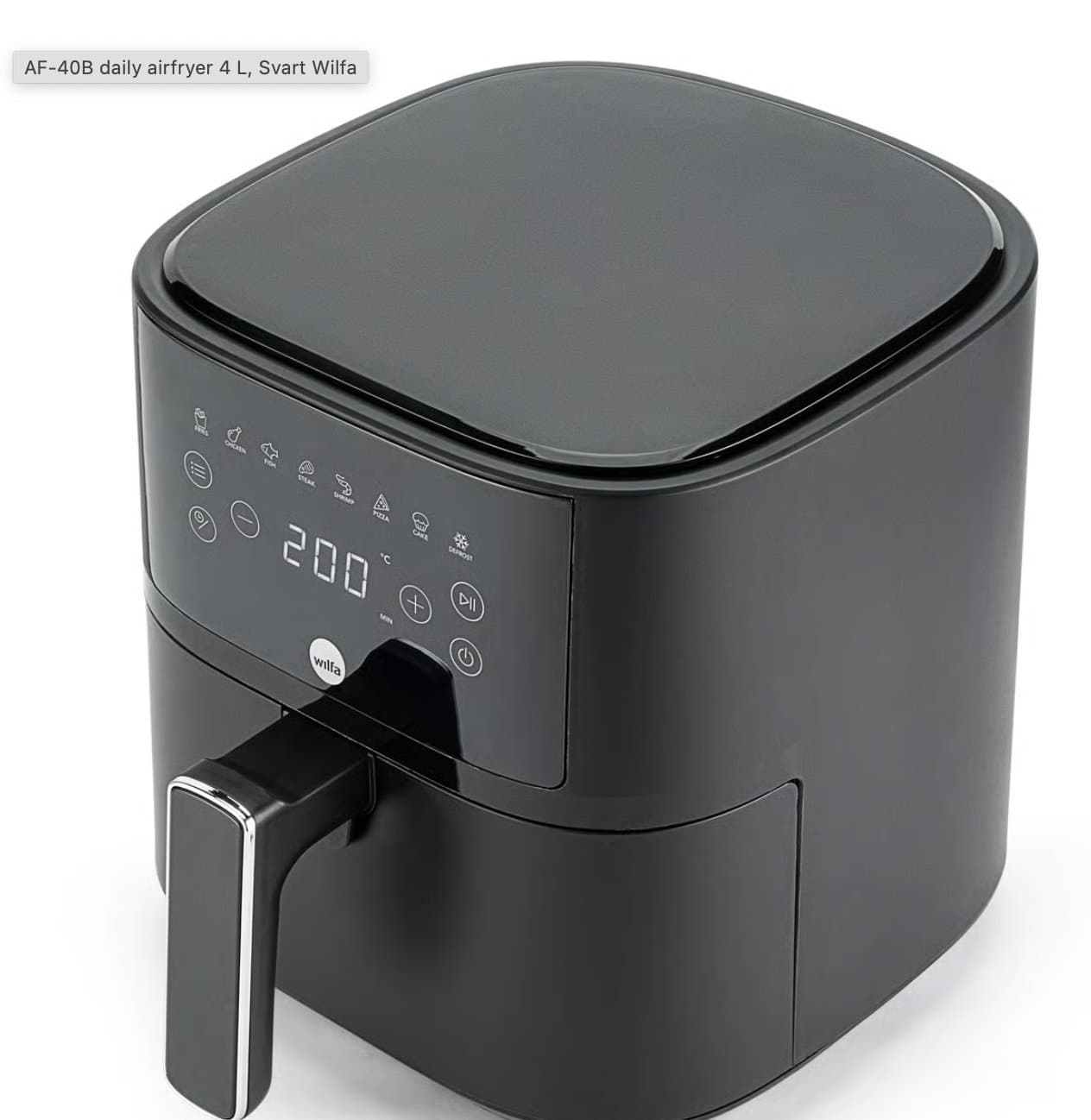 NY Wilfa Daily Airfryer AF-40B 4 liter