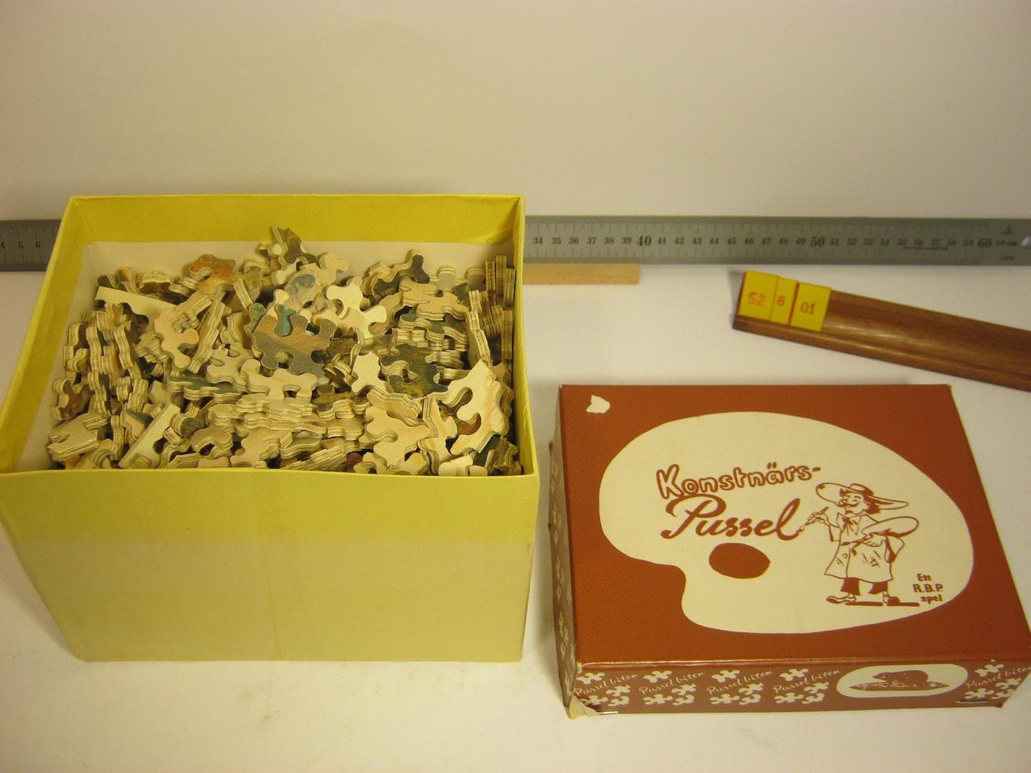 800 bitar Trä; Konstnärs pussel, Elias Martin; Utsikt från Mosebacke, Komplett