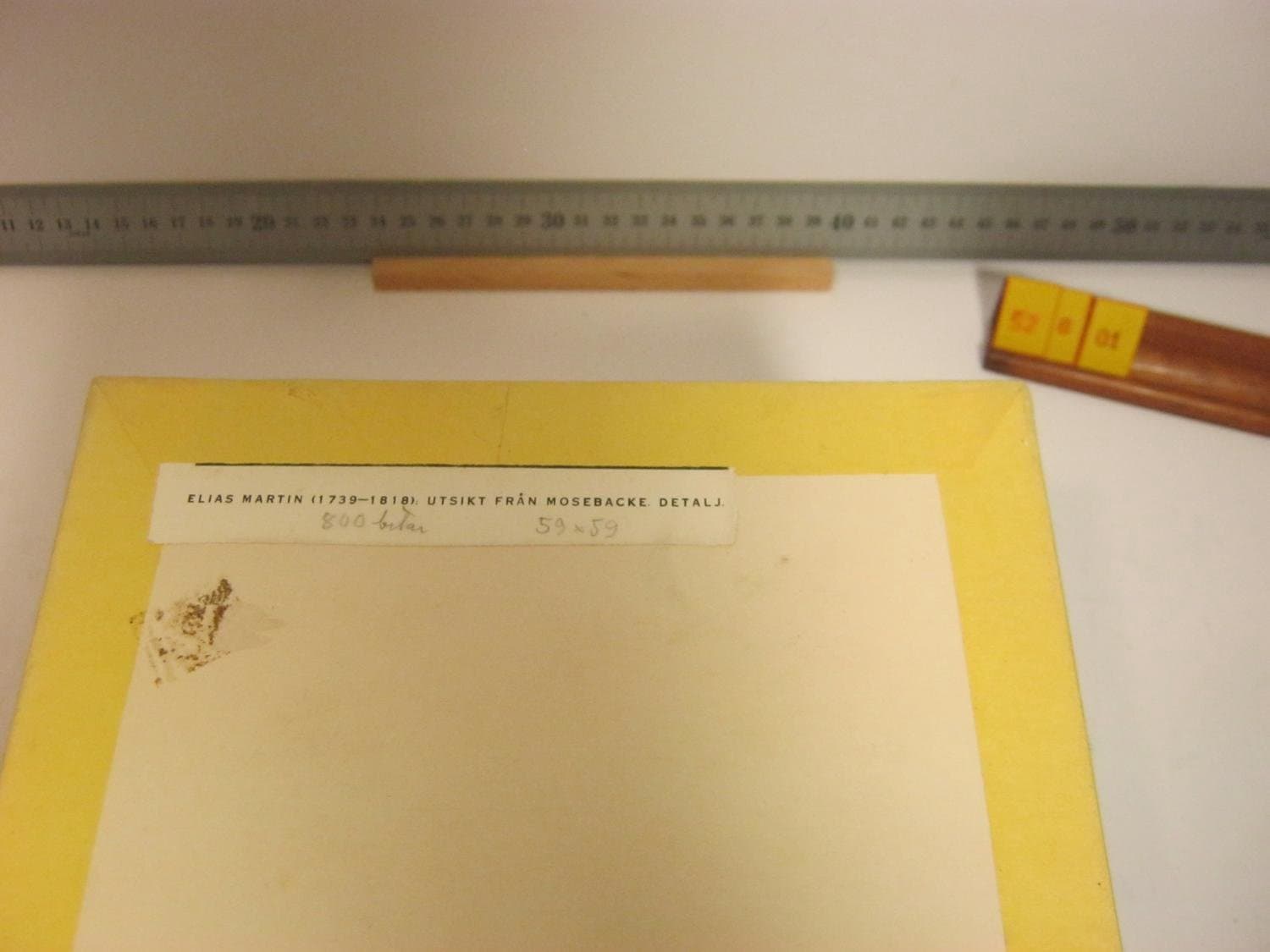 800 bitar Trä; Konstnärs pussel, Elias Martin; Utsikt från Mosebacke, Komplett