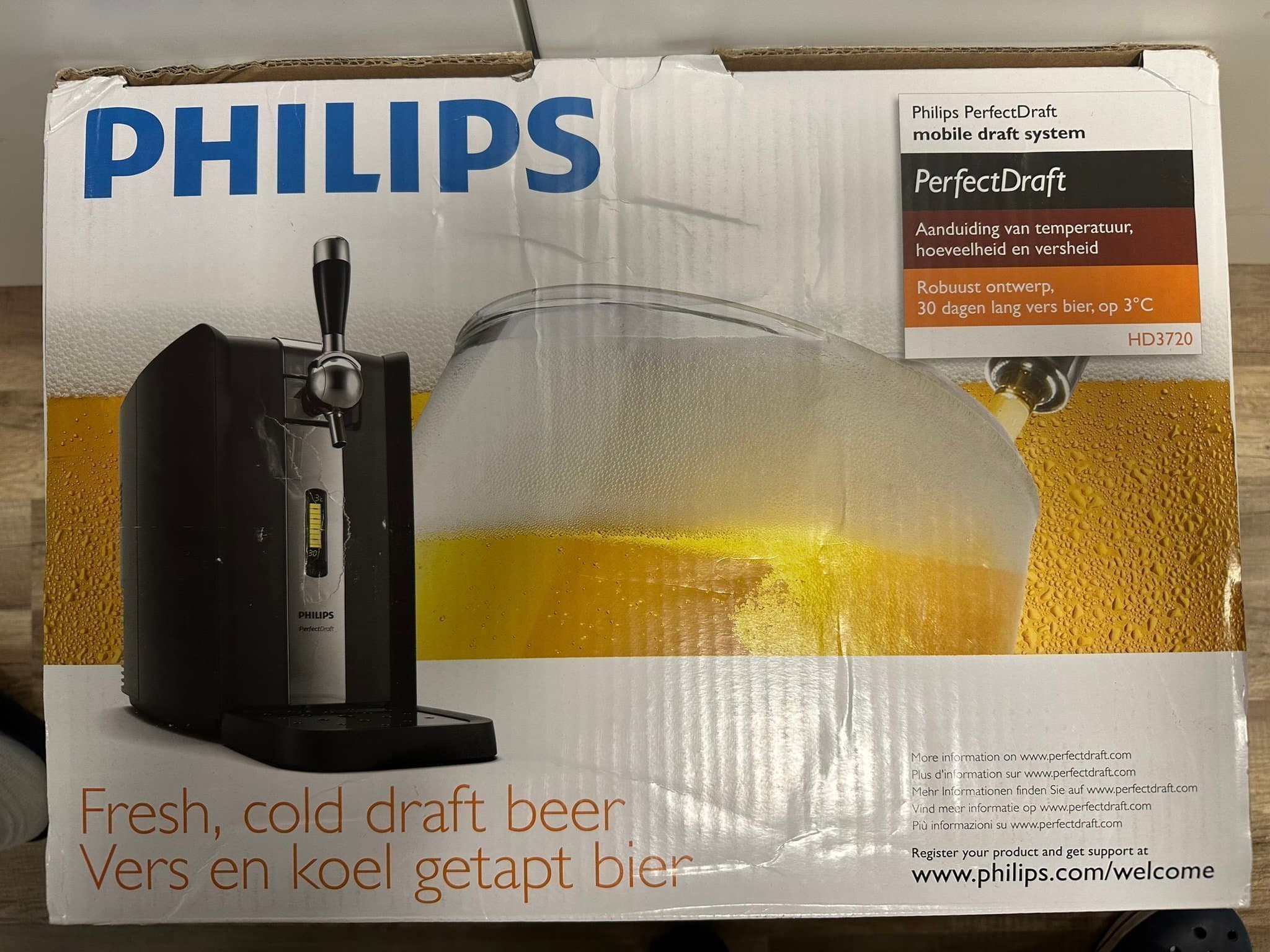 Philips PerfectDraft HD3720 NY med kvitto