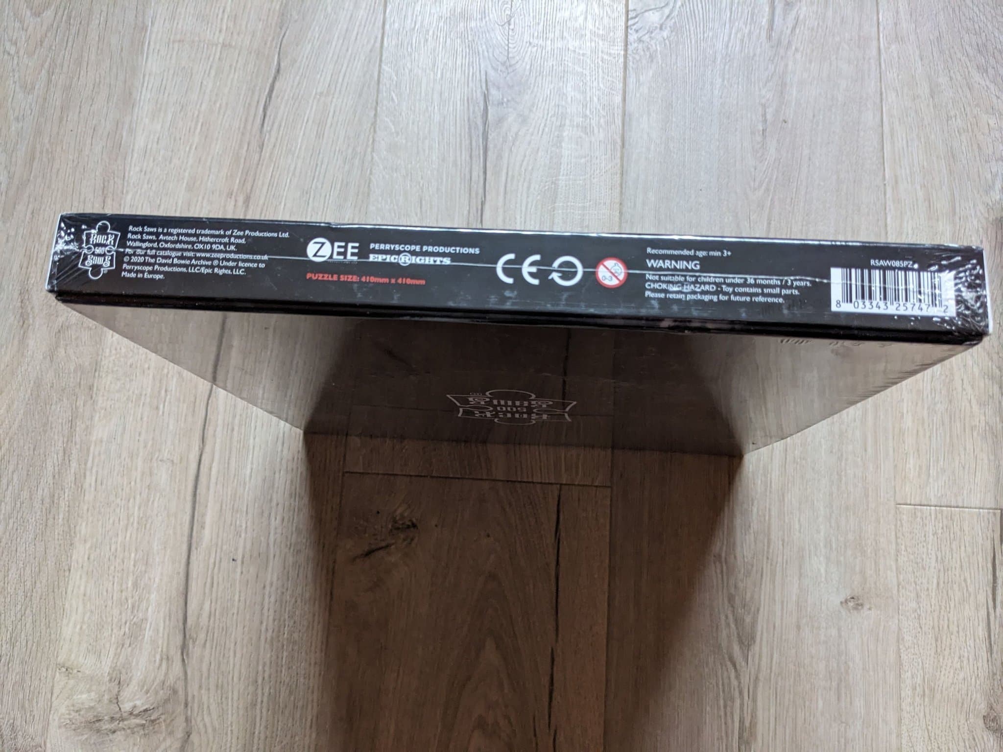 David Bowie "Never Let Me Down" 500 bitars pussel från Rock Saws.