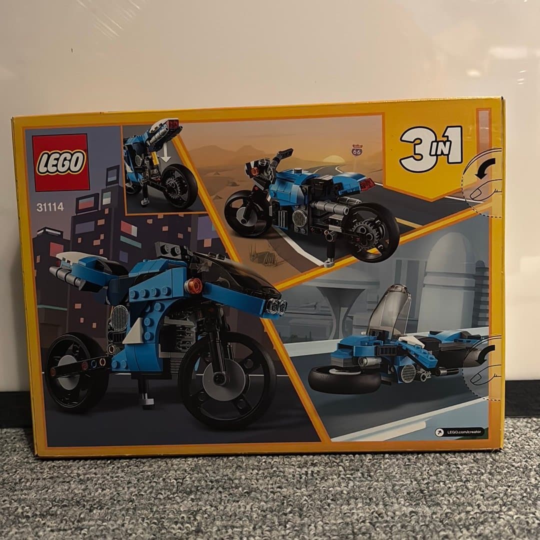 oöppnad - 31114 LEGO Creator 3 i 1 Super Motor Bike