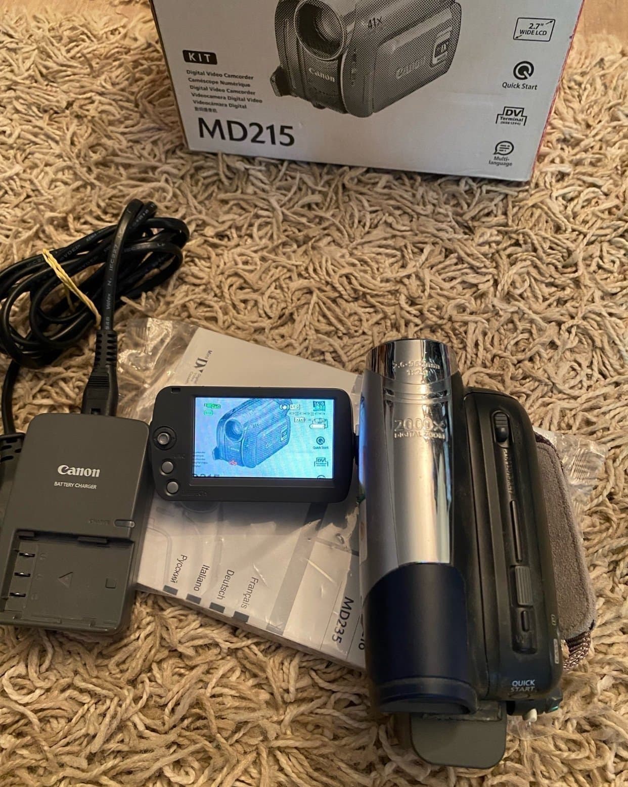 Canon Videokamera digital helt ny