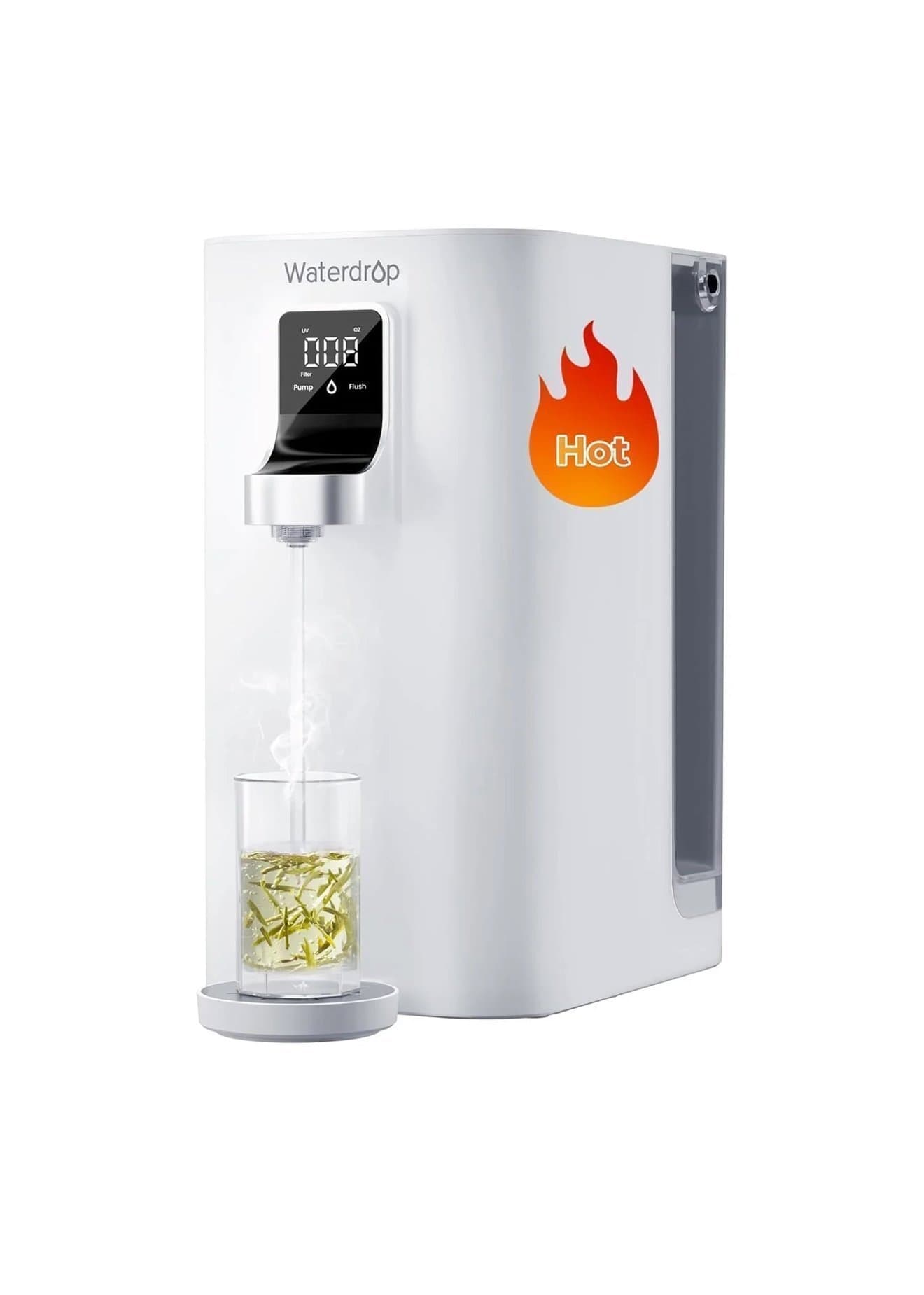Vattenreningstank + Vattenkokare Waterdrop K19H-Instant Hot Countertop RO System