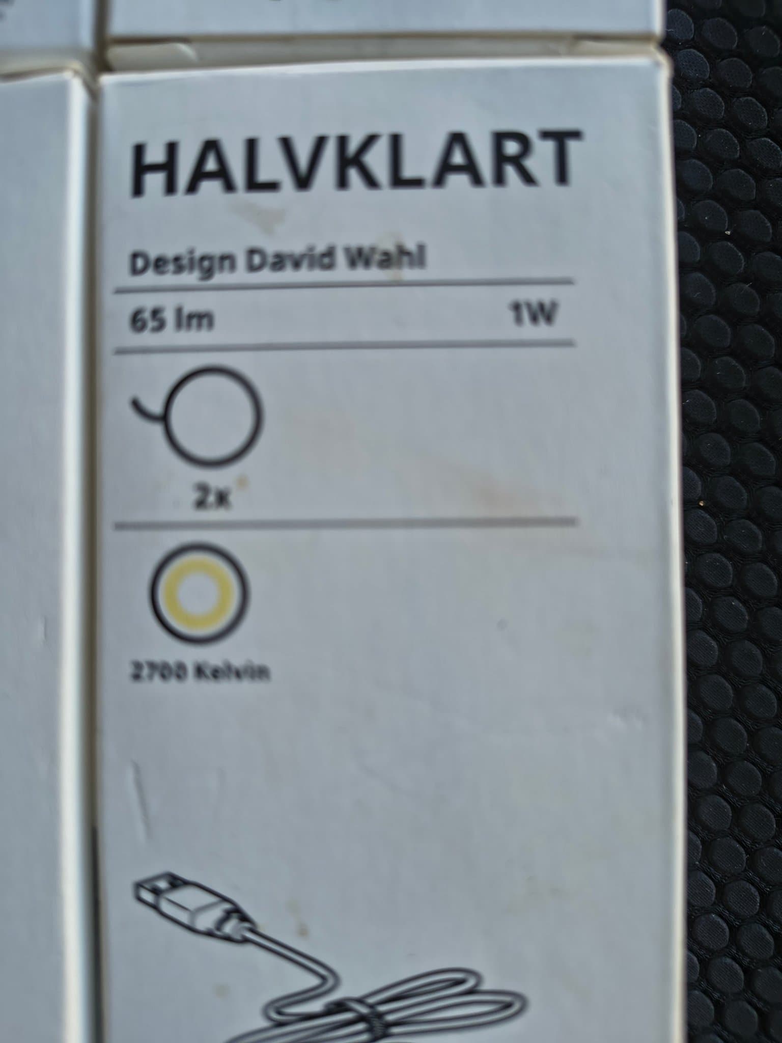 IKEA HALVKLART LED-spot - 4 paket/2 stycken