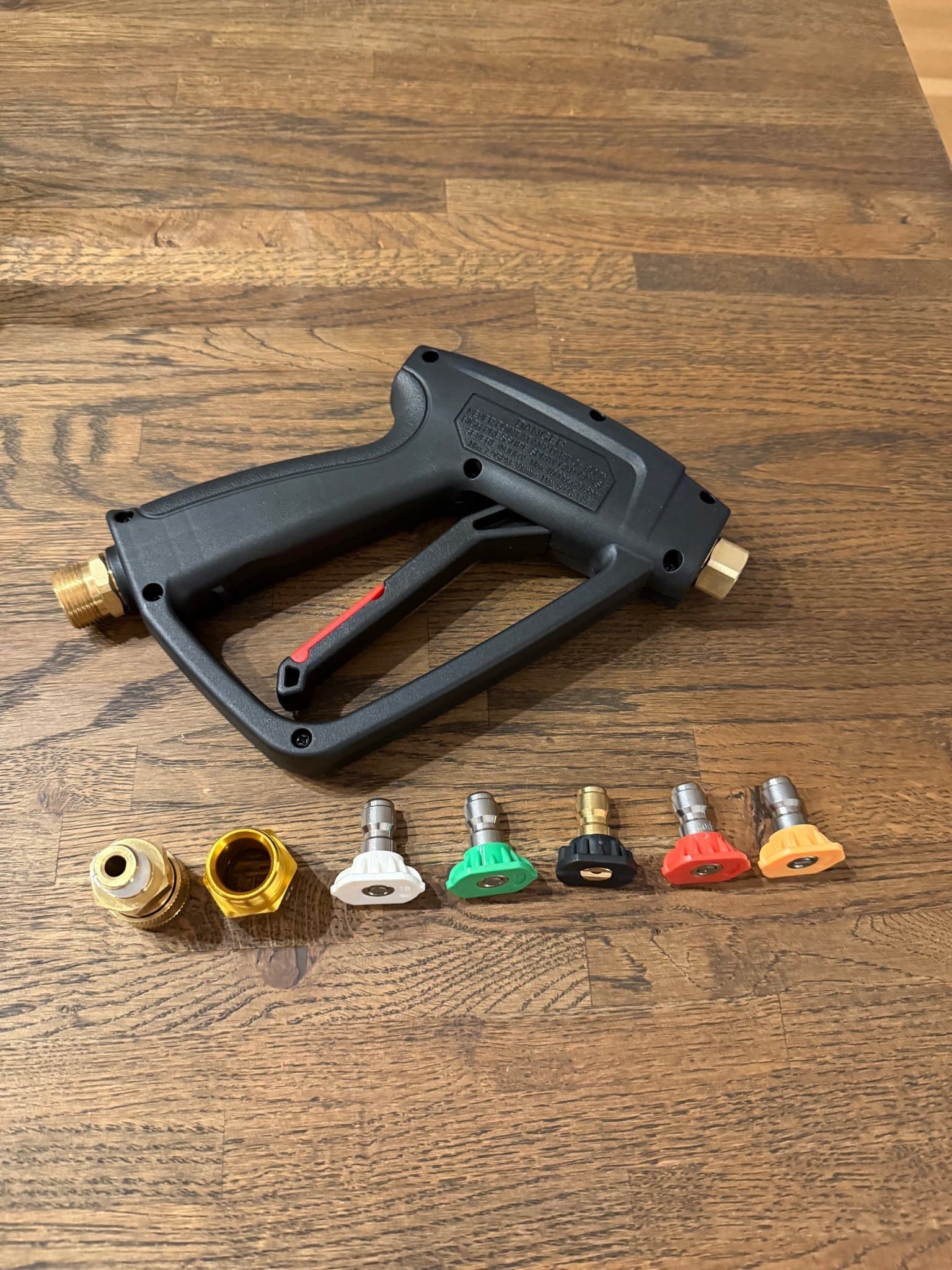 Högtryckstvättspistol med 5 munstycken