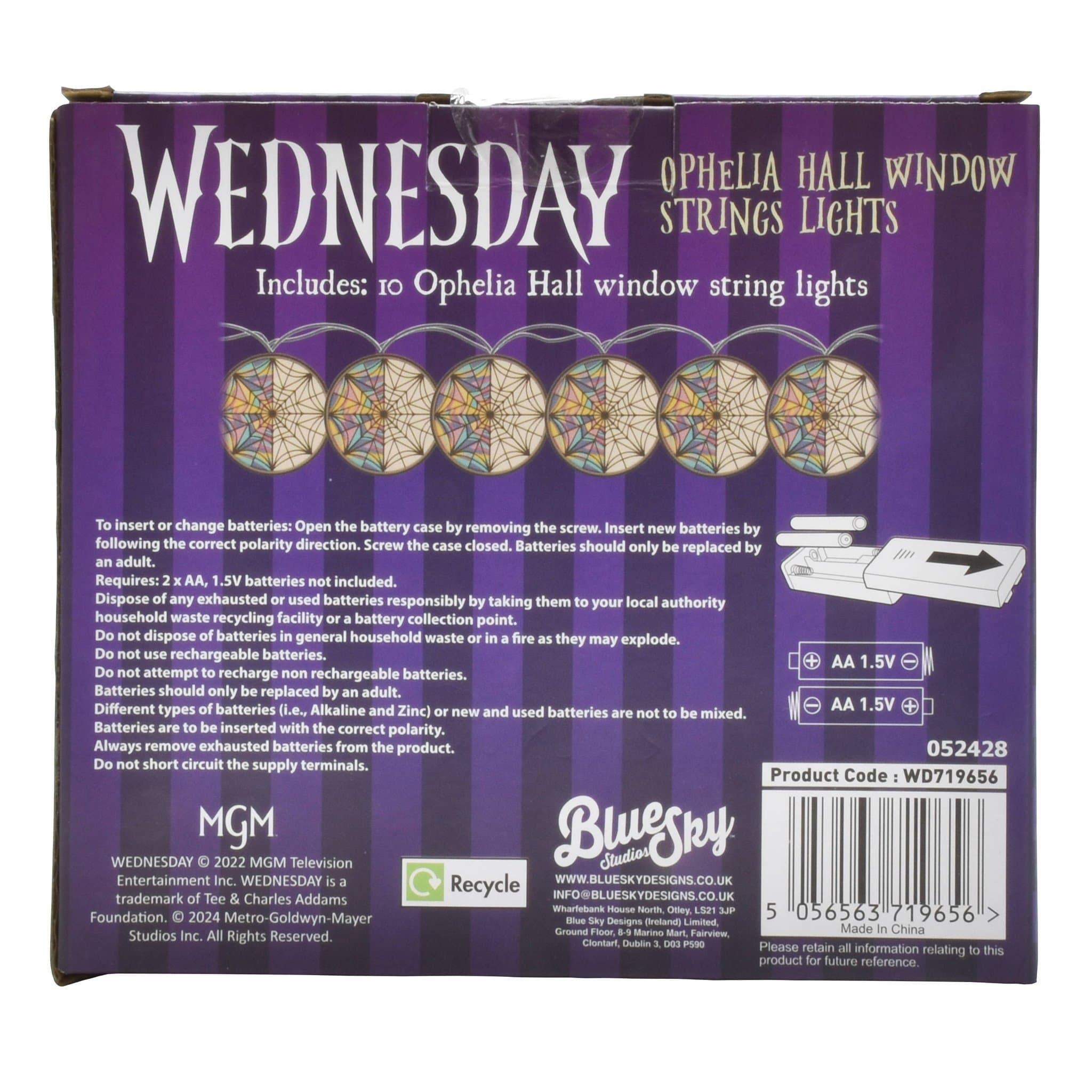 Wednesday - “Ophelia Window” ljuskedja