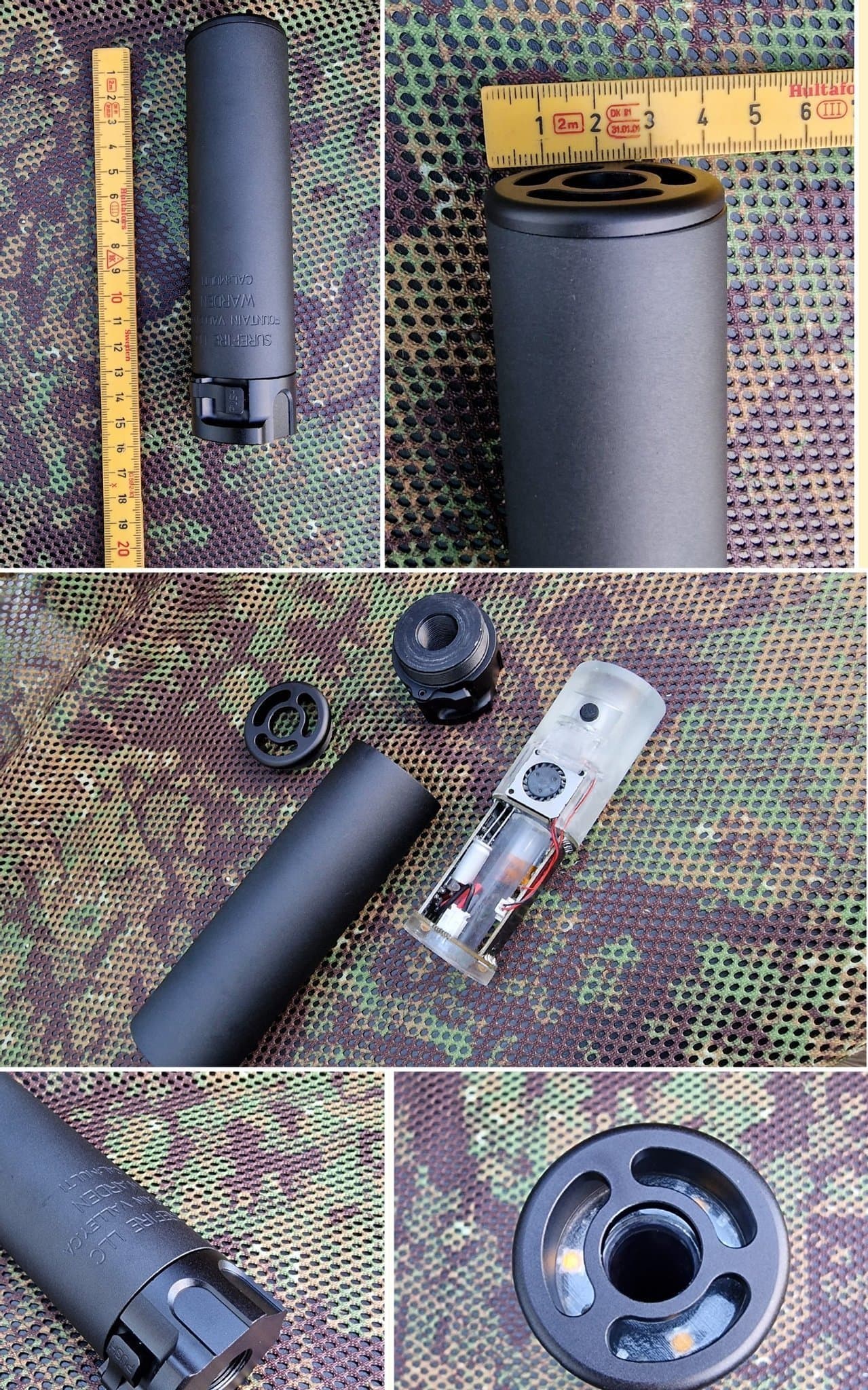 Airsoft tracer flameffect svart