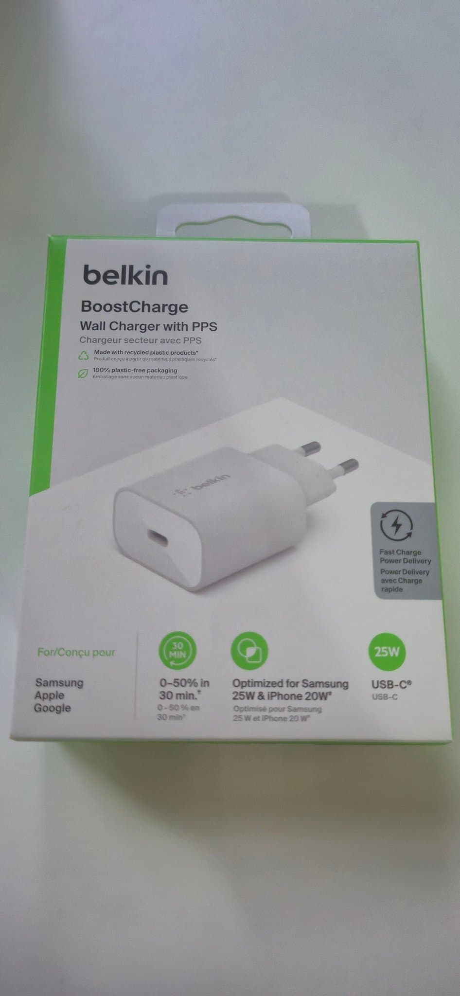 Belkin BoostCharge 25W Väggladdare