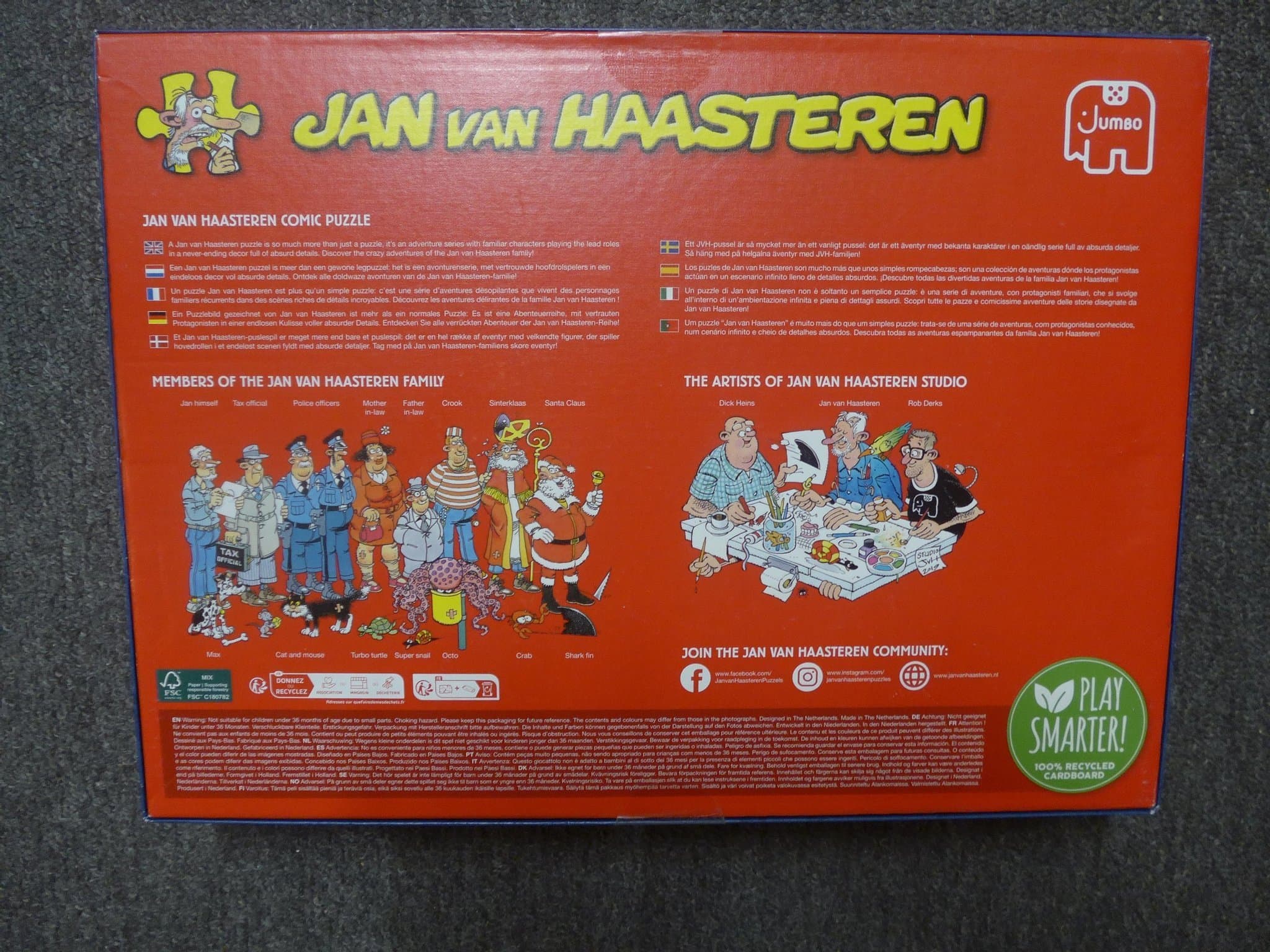 Jan Van Haasteren Comic Pussel The Craft Brewery 2000 st.