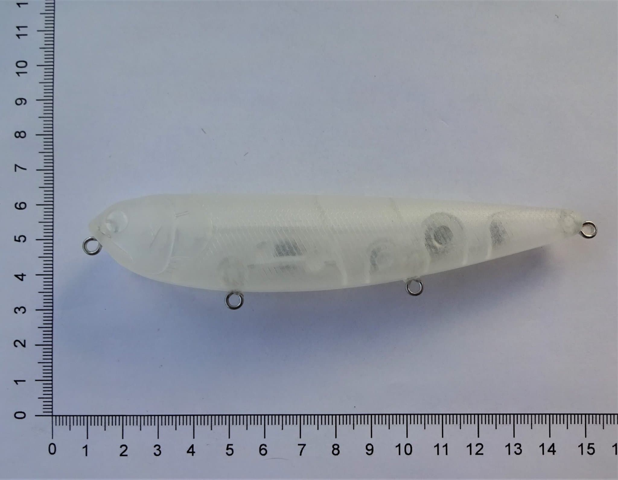25 x ABS plastic top-water blank lure. 13 cm. / 30 gram.