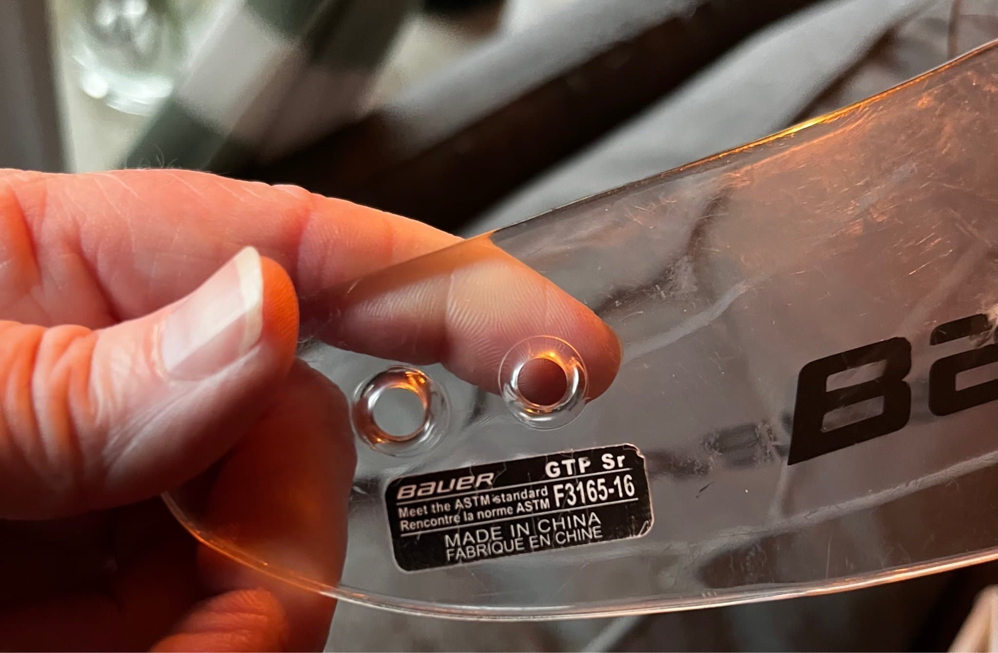 Lexan Bauer sr hockey