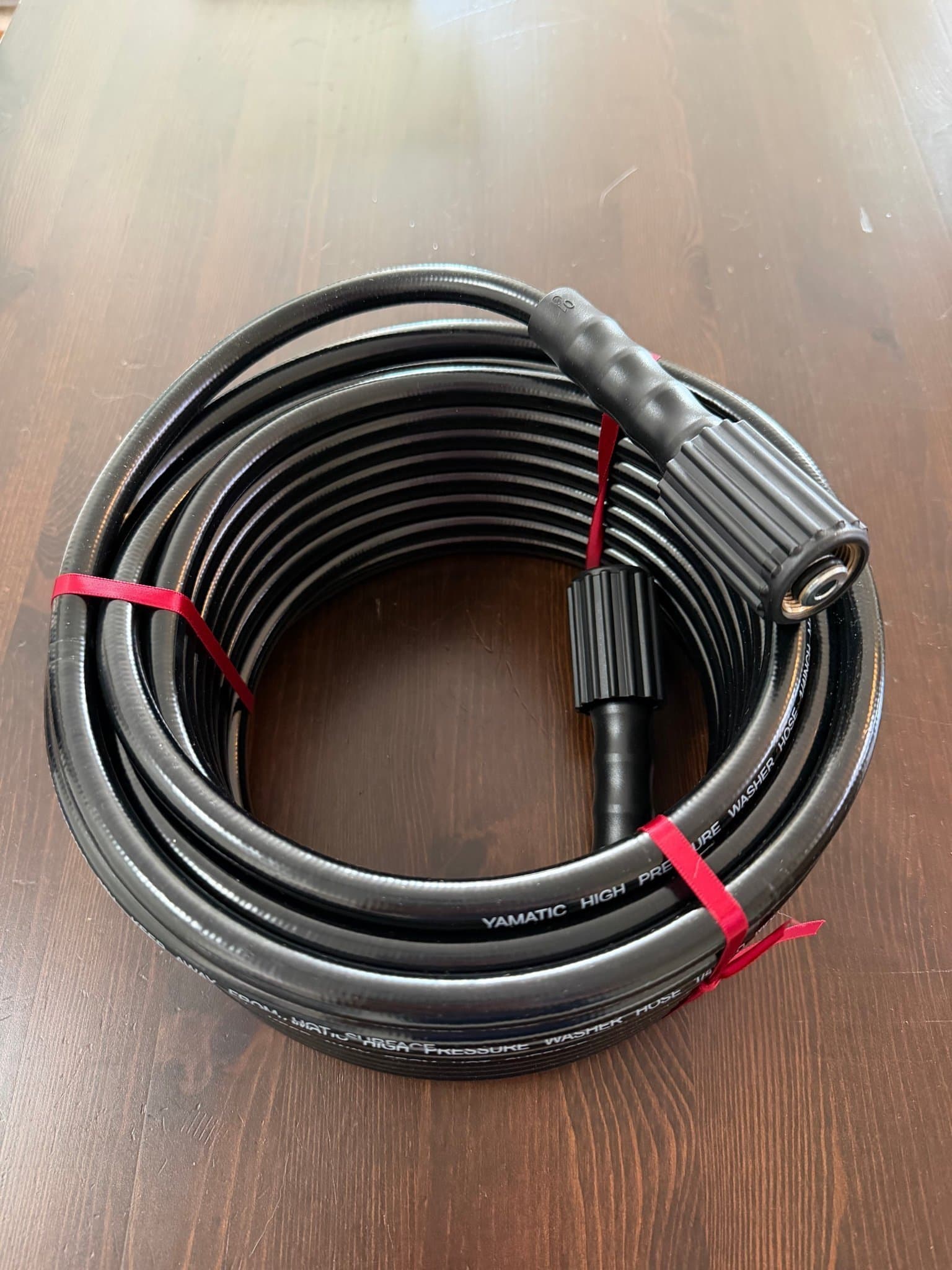 Högtryckstvättsslang 15 m – Kinkfri & slitstark, 220 bar/3200 PSI, universell