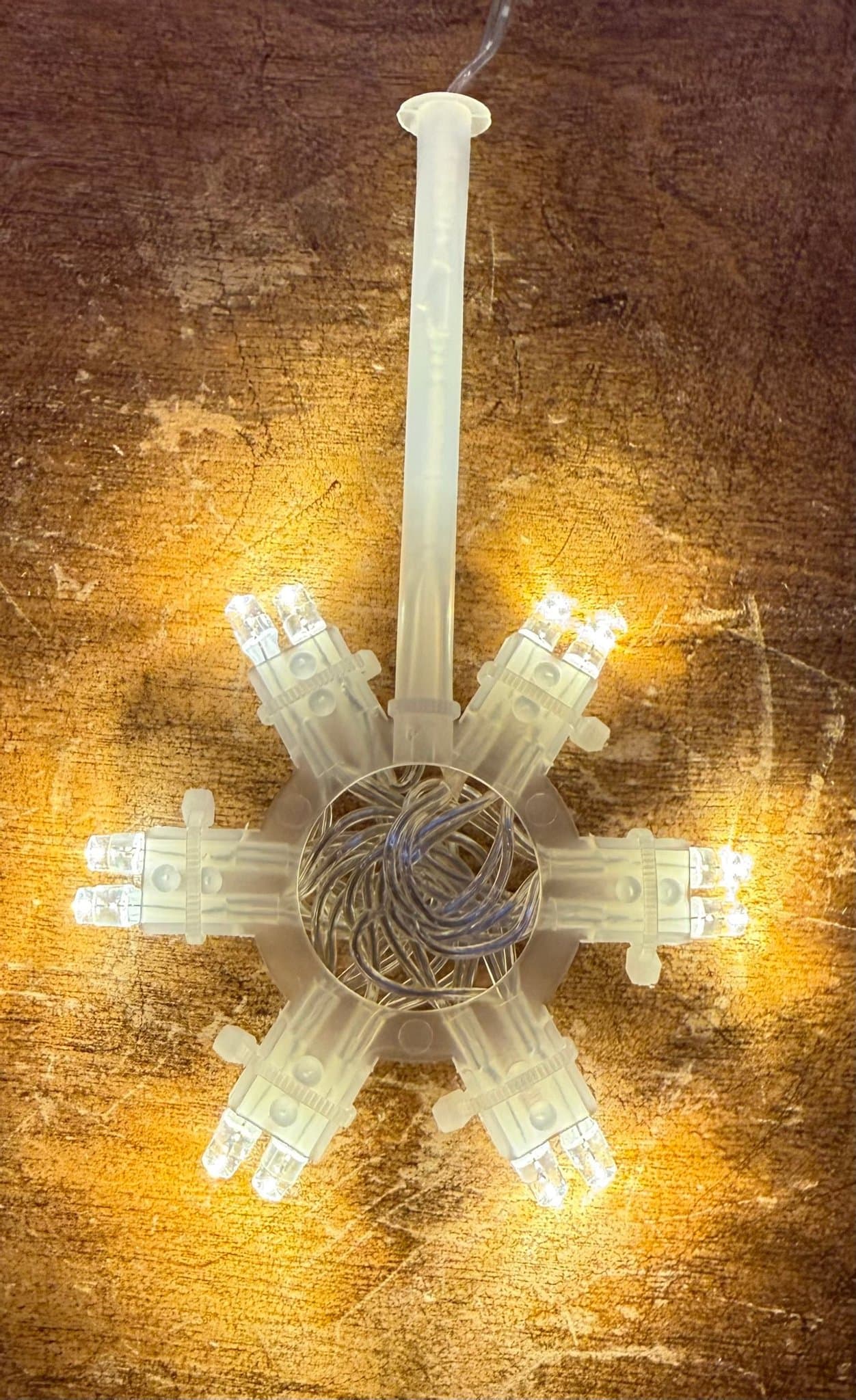 som NY lampa adventsstjärna pappersstjärna batteridriven ljusslinga