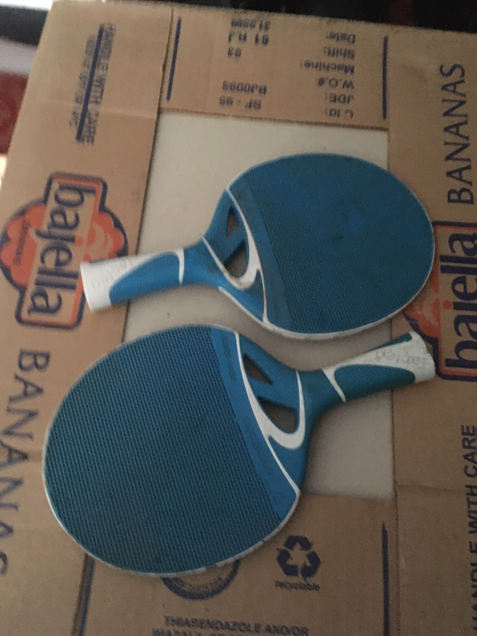 Bordtennisracketar, 2 st