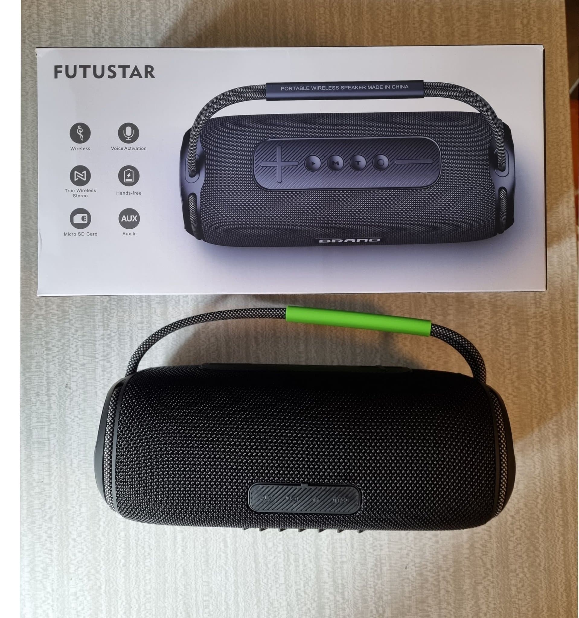 *Ny* Bärbar högtalare Futustar X5 - oanvänd i förpackning - speaker - bluetooth