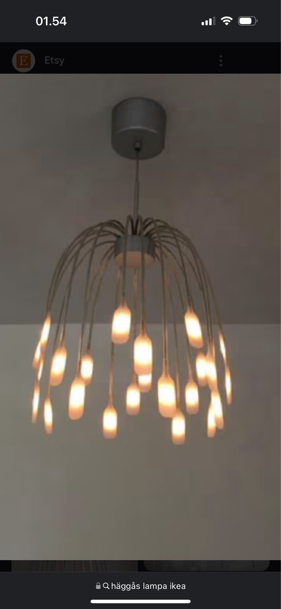 Häggås Lampe fra IKEA