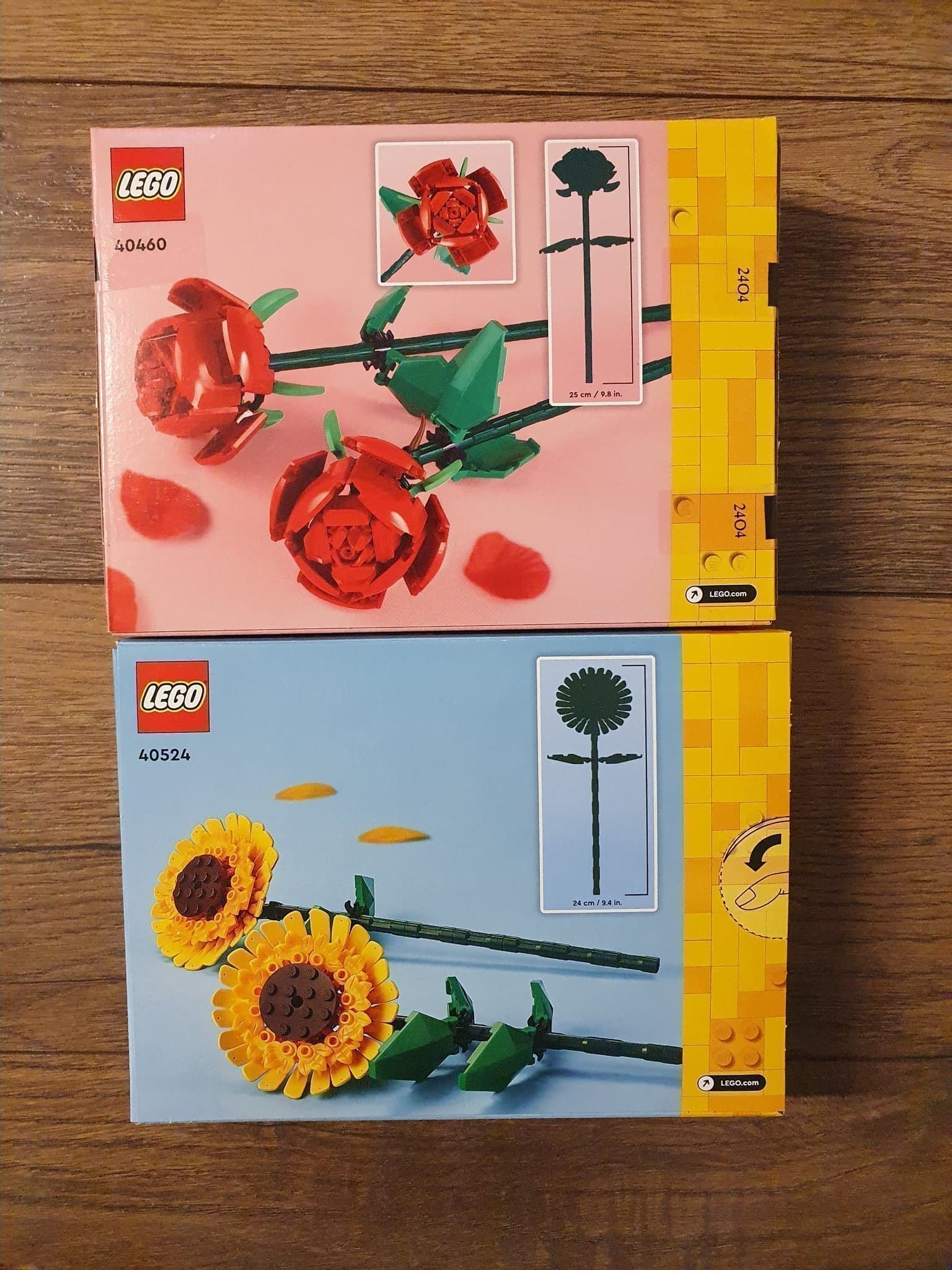 LEGO 40460 Rosor & 40524 Solrosor