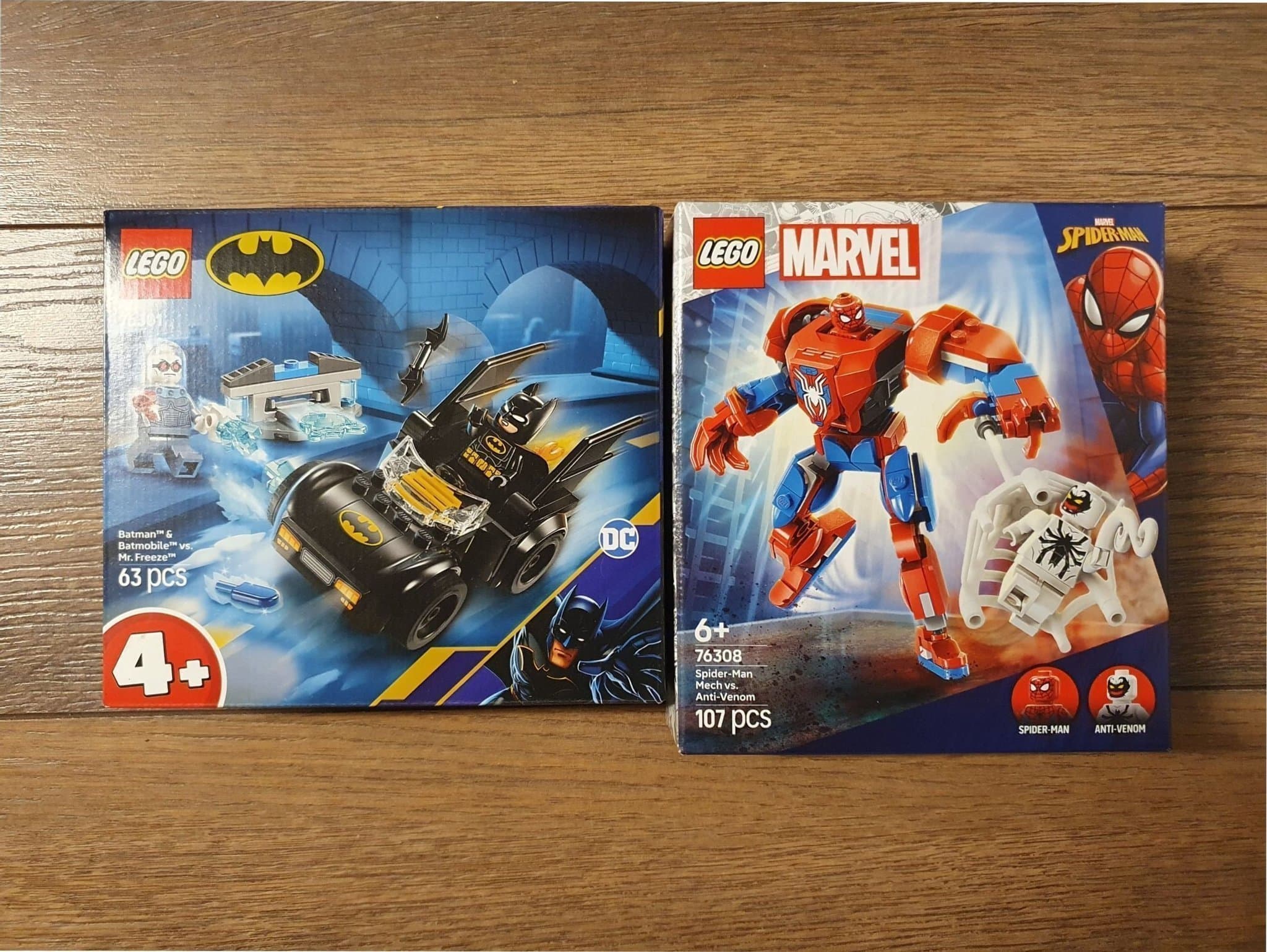Lego Marvel och DC Comics Superhjältar