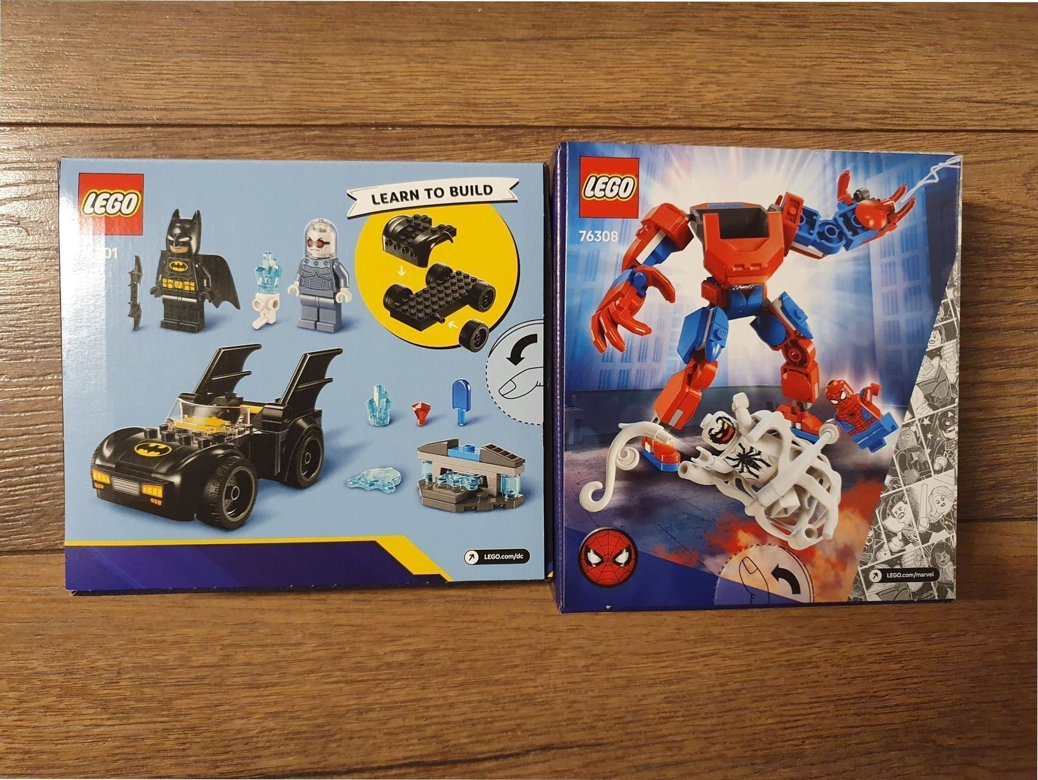 Lego Marvel och DC Comics Superhjältar