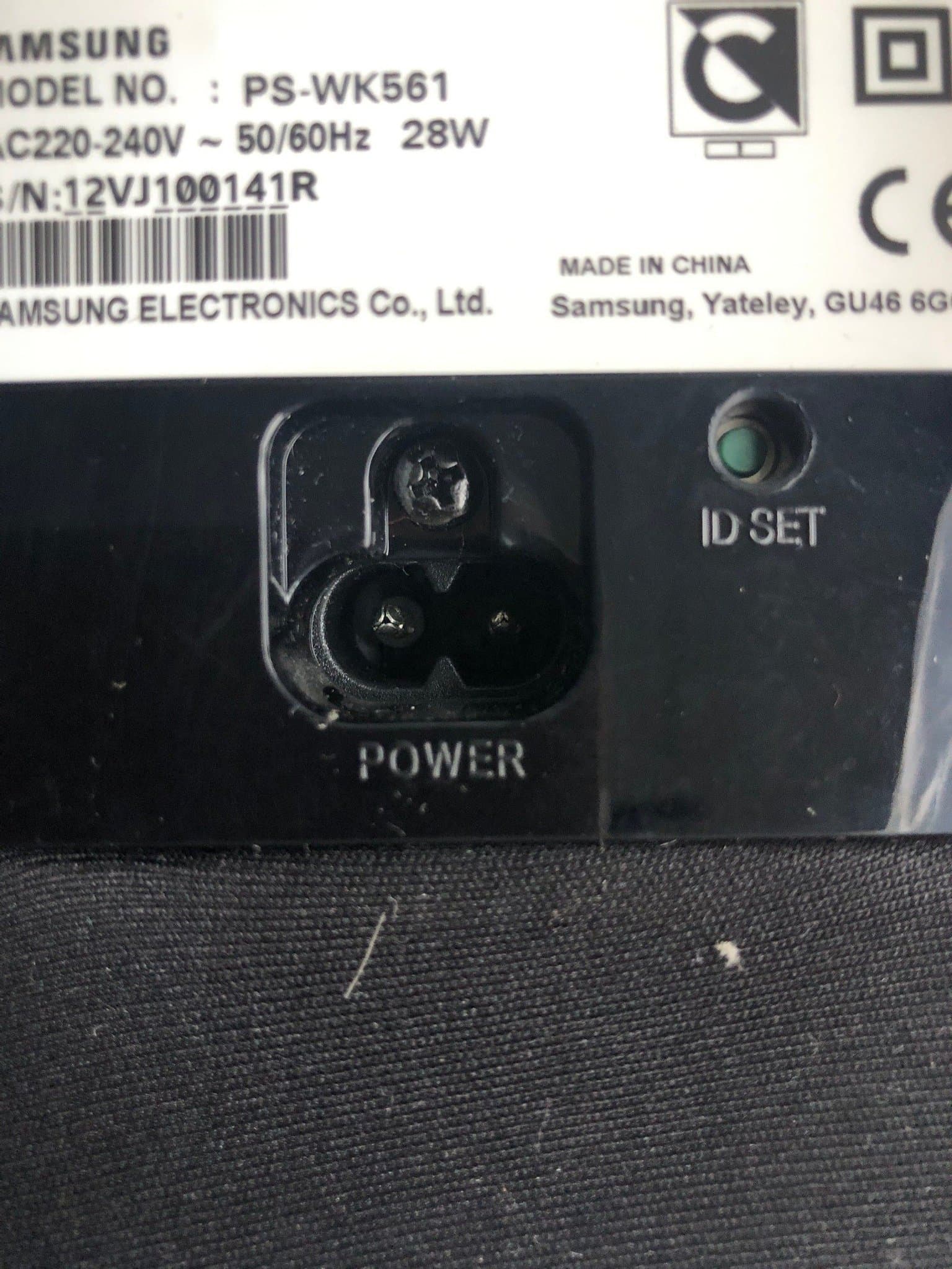 Samsung PS-WK561 Aktiv Subwoofer 28W 220-240 V for Lydsystem - Som Ny