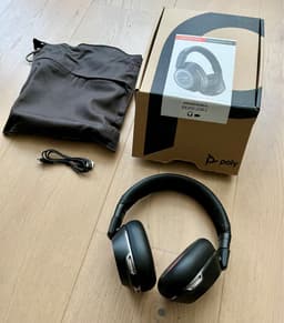 Nya Poly PLT Plantronics Voyager 8200 UC Hörlurar med Aktiv brusreducering ANC