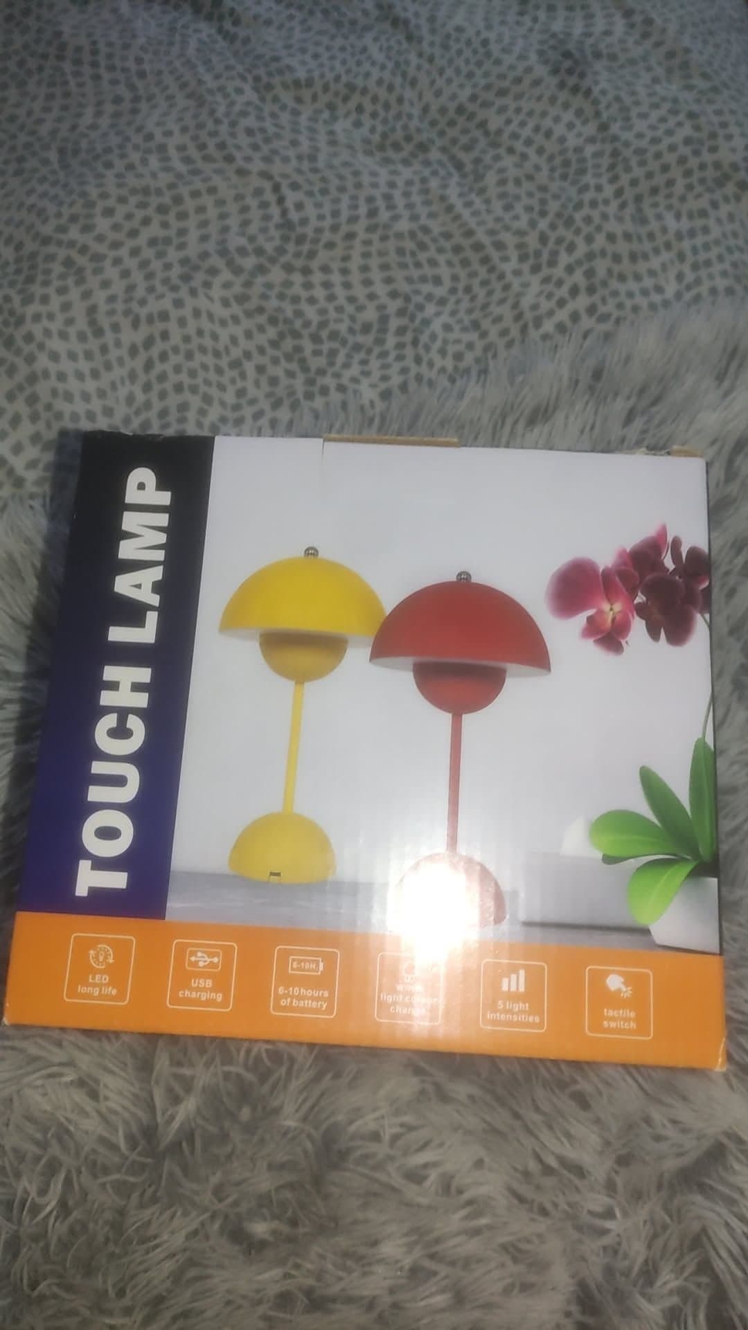 Bärbar Touch Lampa med USB-laddning