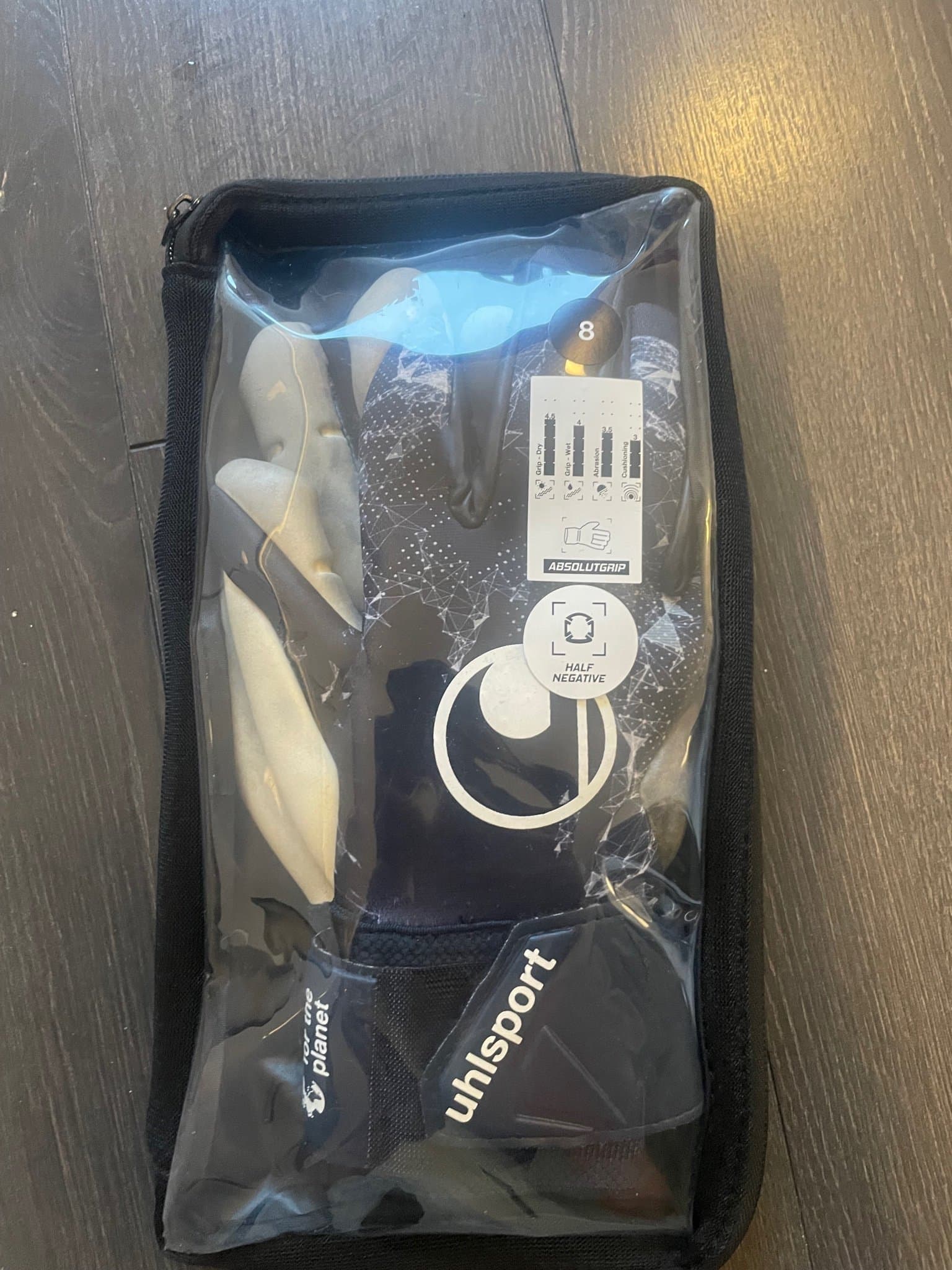 Uhlsport målvaktshandskar storlek 8