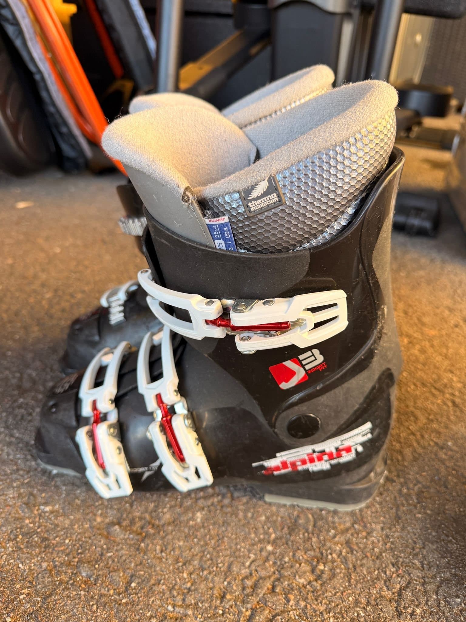 Alpina pjäxor slalom alpin skidor junior, storlek 35.5