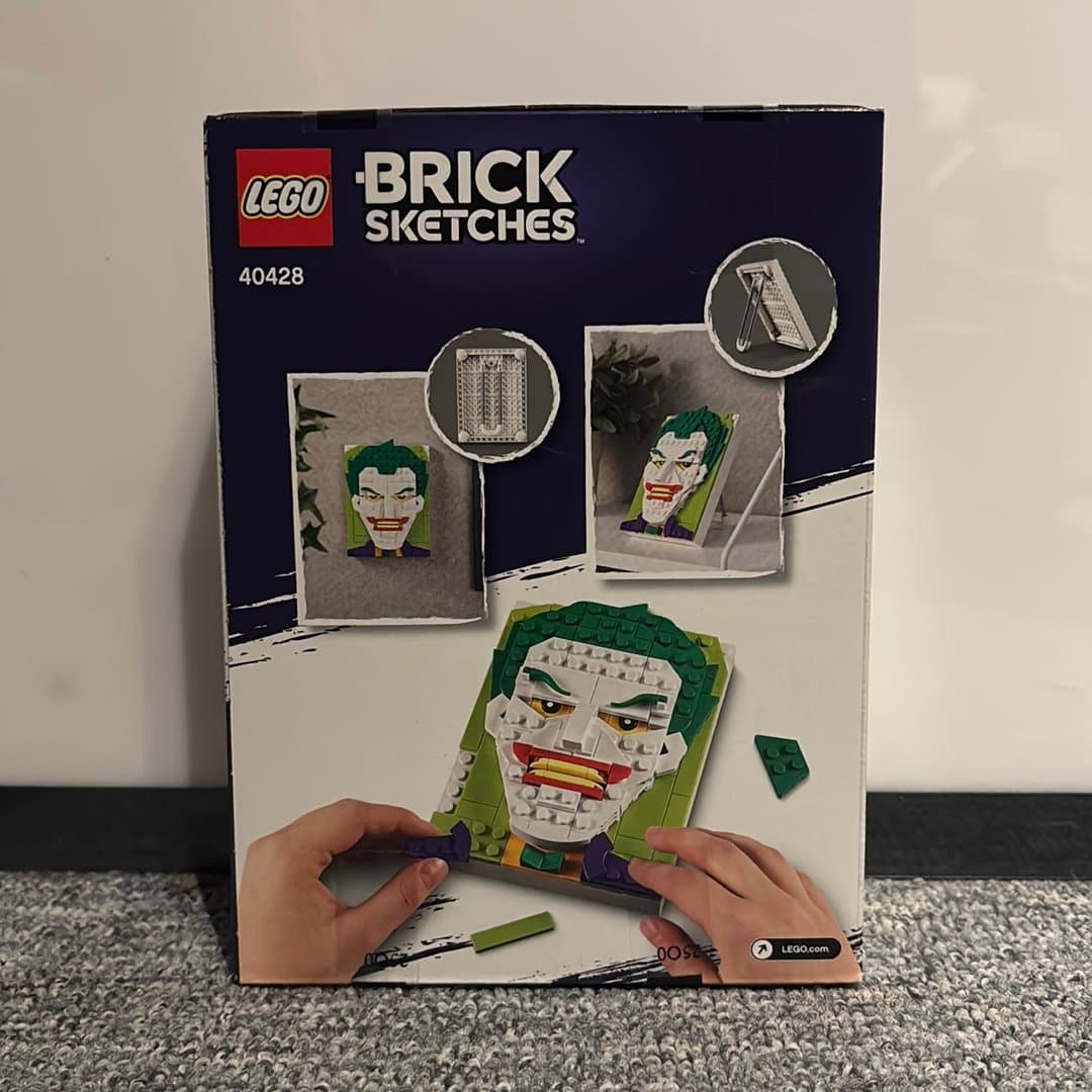 oöppnad - 40428 LEGO Brick Sketches DC Comics Super Heroes The Joker