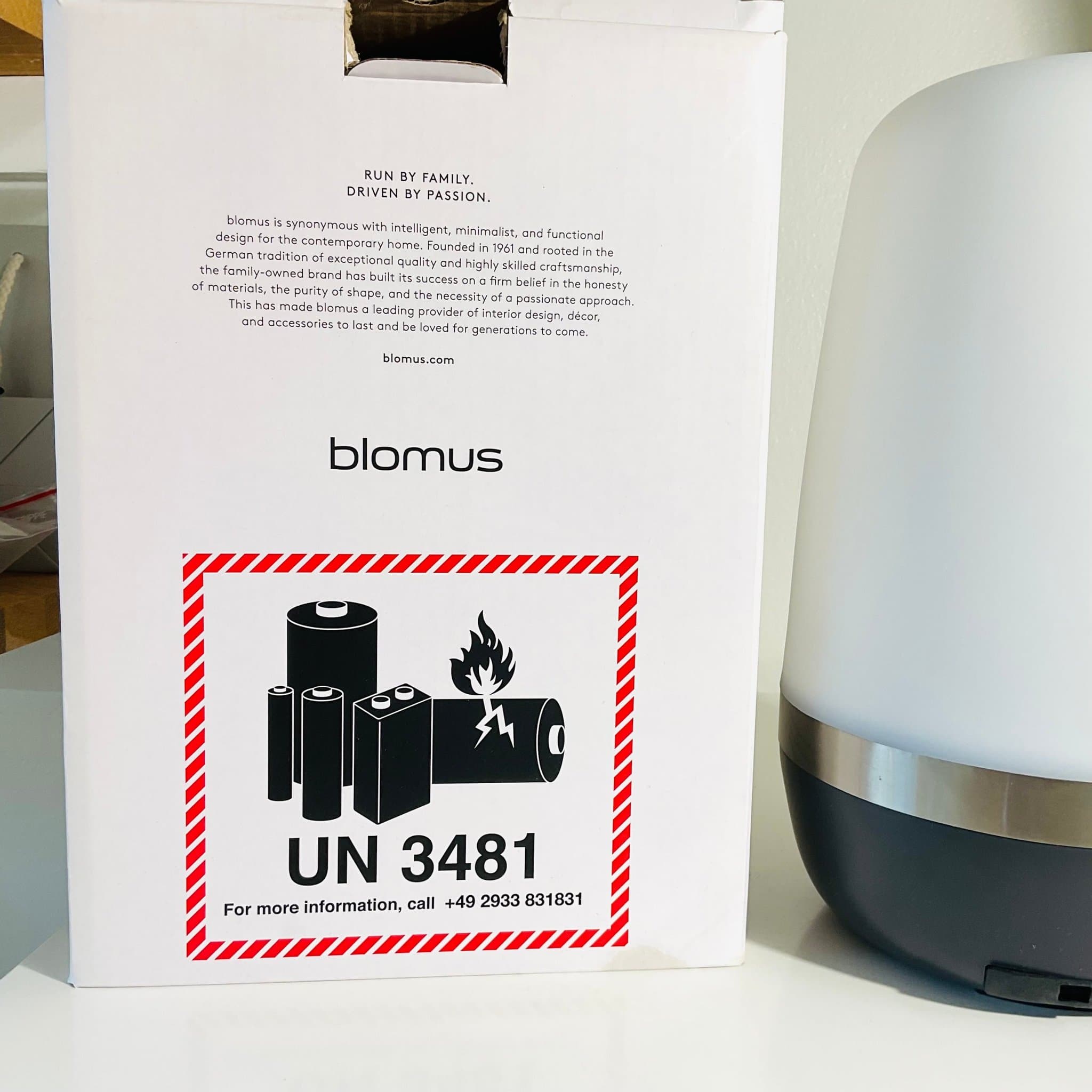 Blomus Spirit Led Outdoor Lamp. Trådlös. Design Nina Thöming. Ny och oanvänd.