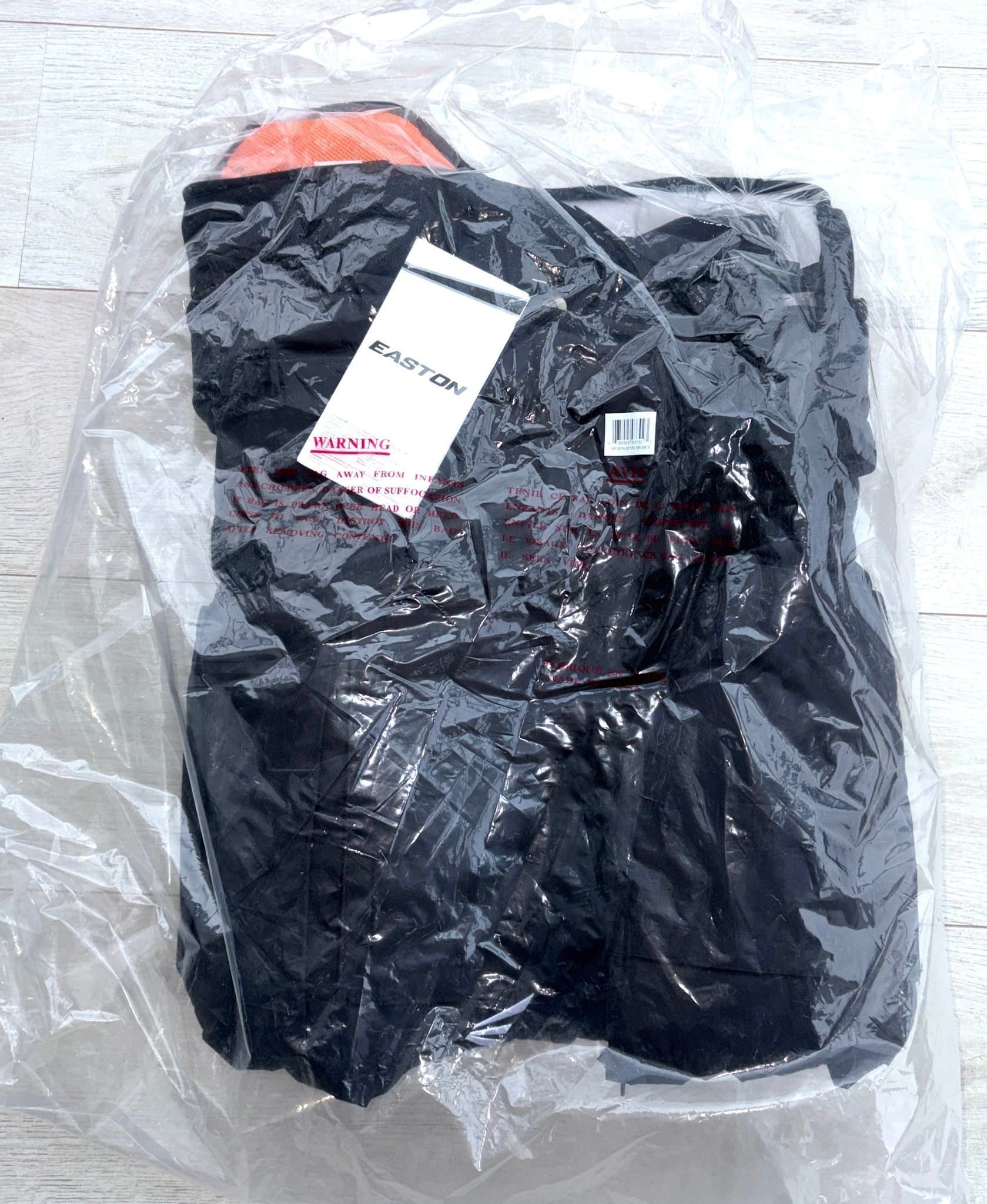 ? EASTON SYNERGY ST16 VELKRO Ishockeybyxor, stl. S, svart, nya, RAR ?