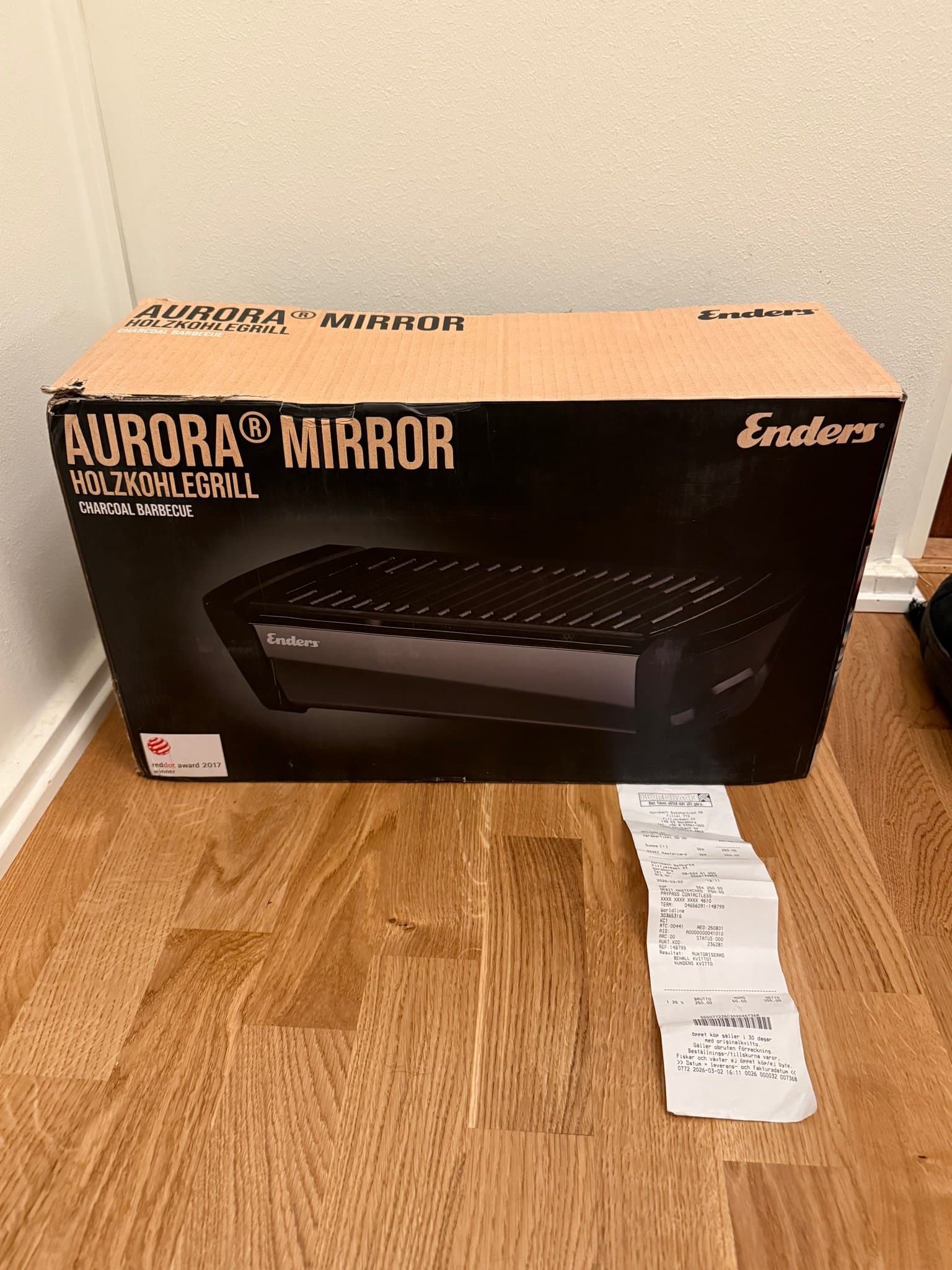 Enders KolGrill Oöppnad