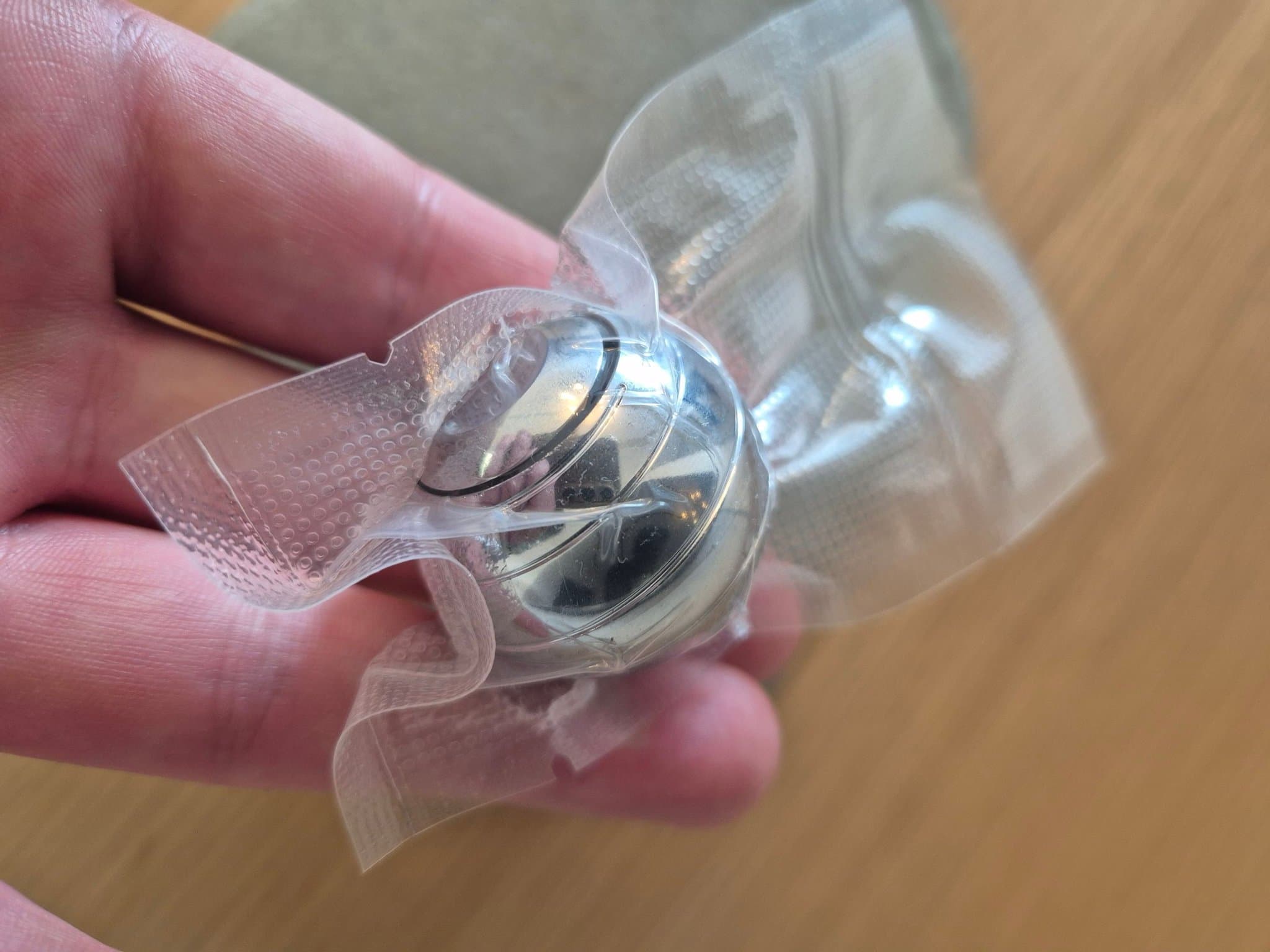 Fidget spinner klot i metall