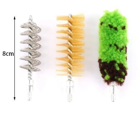 Vapenvårdsset Kal 12 Gauge 3 borstar M5-gängade