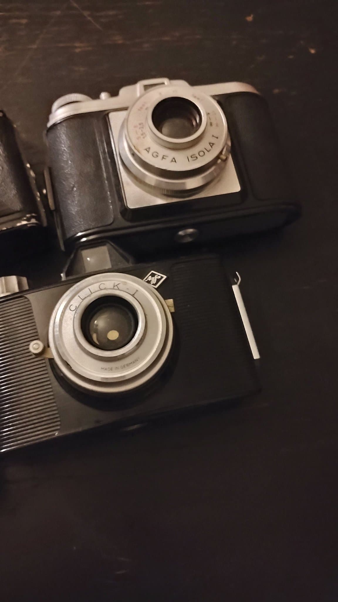 Direkt kamera. Säljes som antik 5 st antik Vintage Kamera Samling