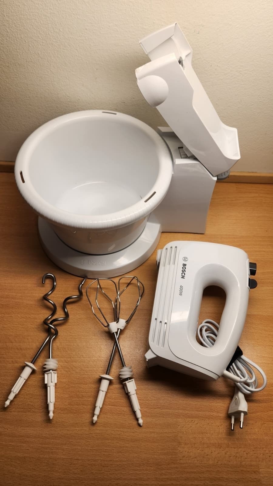 Bosch MFQ2600X Handmixer med Roterande Skål (400W)