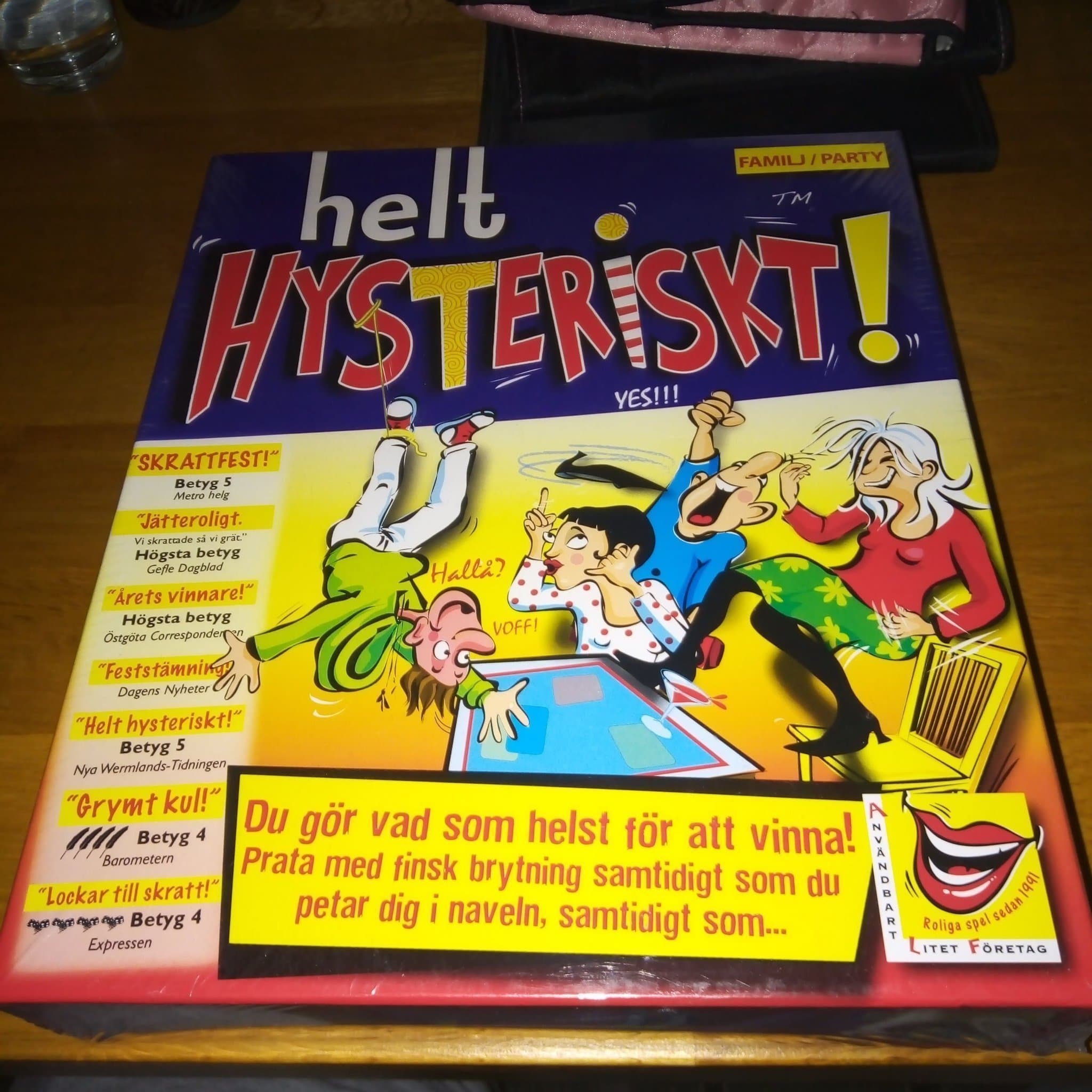 Helt Hysteriskt, Sällskapsspel, Oöppnad! UTGÅTT!