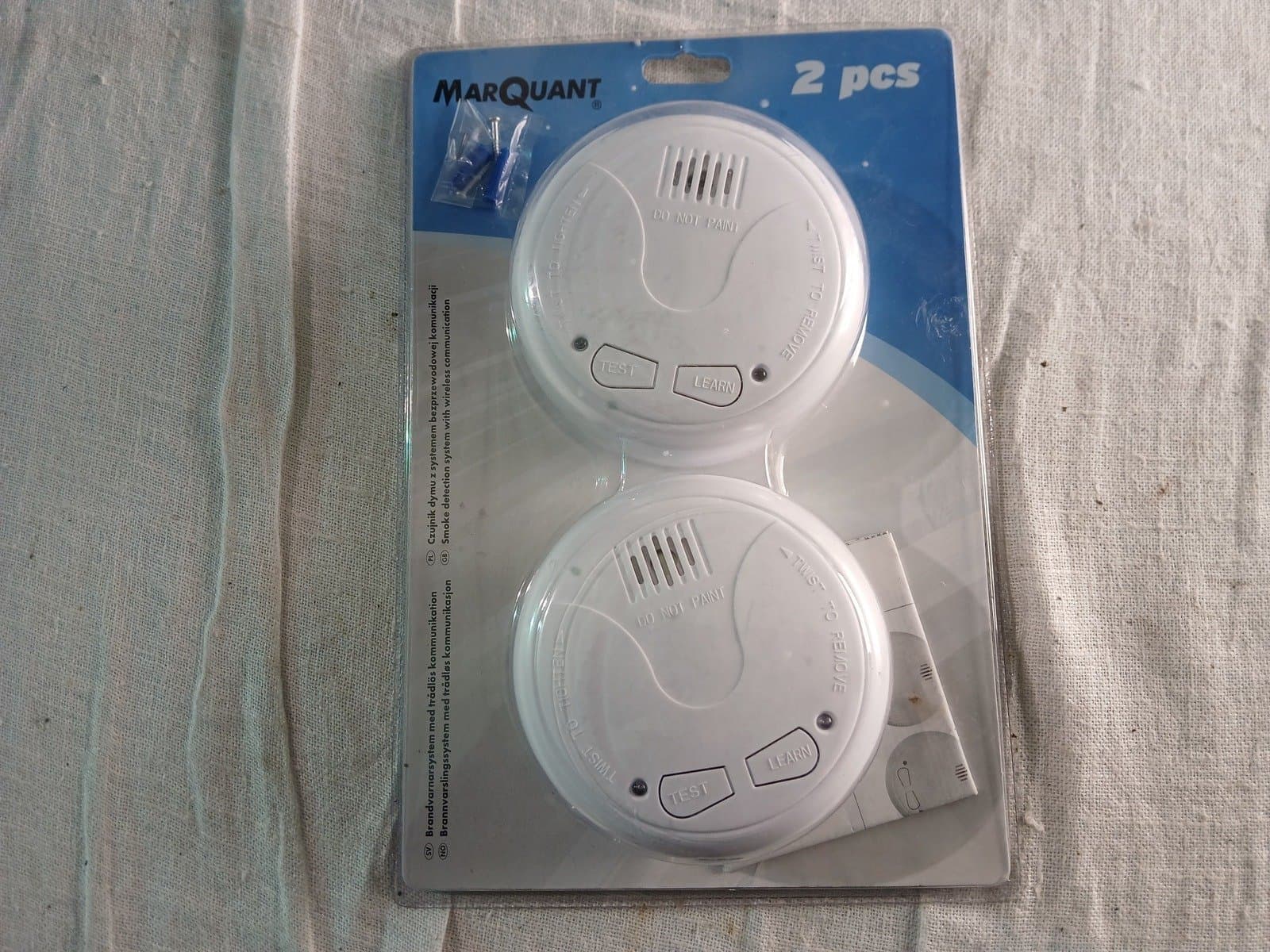 MarQuant Trådløst Røykvarsler-System – 2-pk Seriekoblede