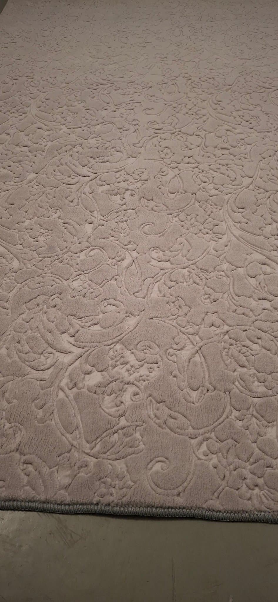 100x200 gång matta Lång beige hallmatta med mönster