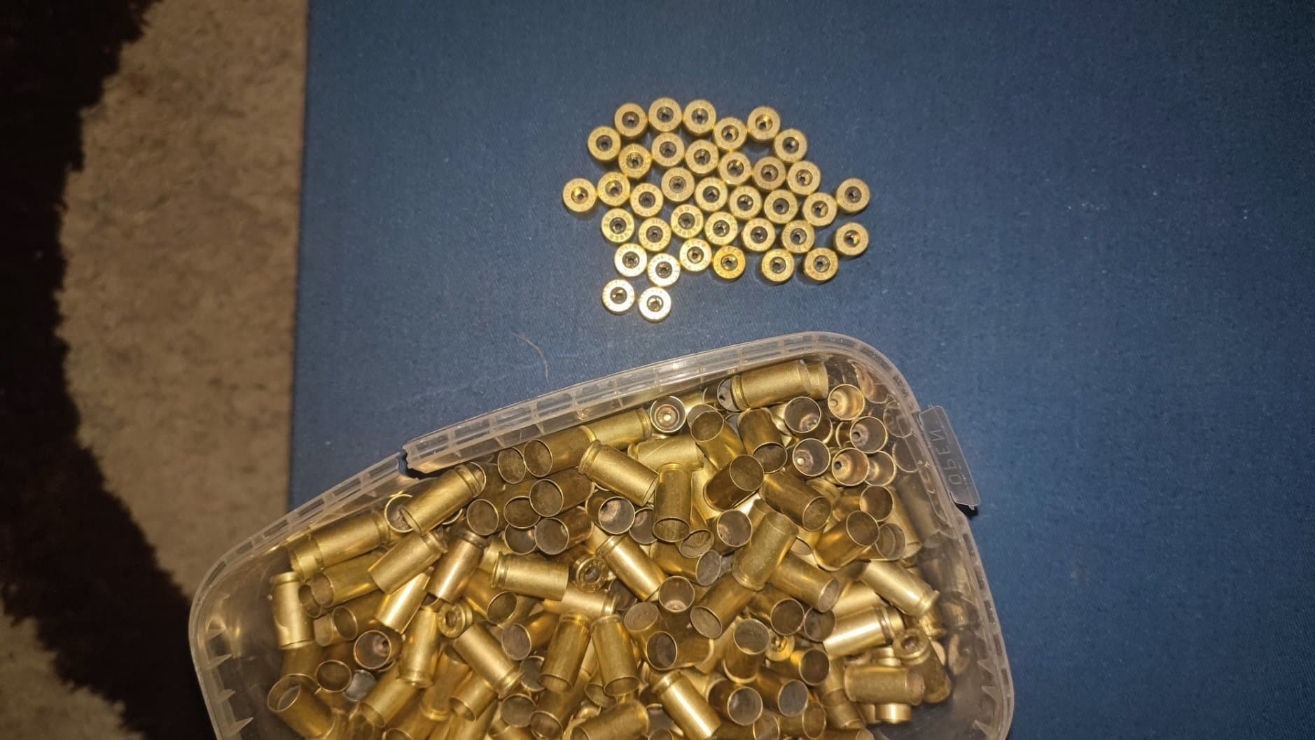 9mm 9x19 tomhylsor rengjorda decappade 250st