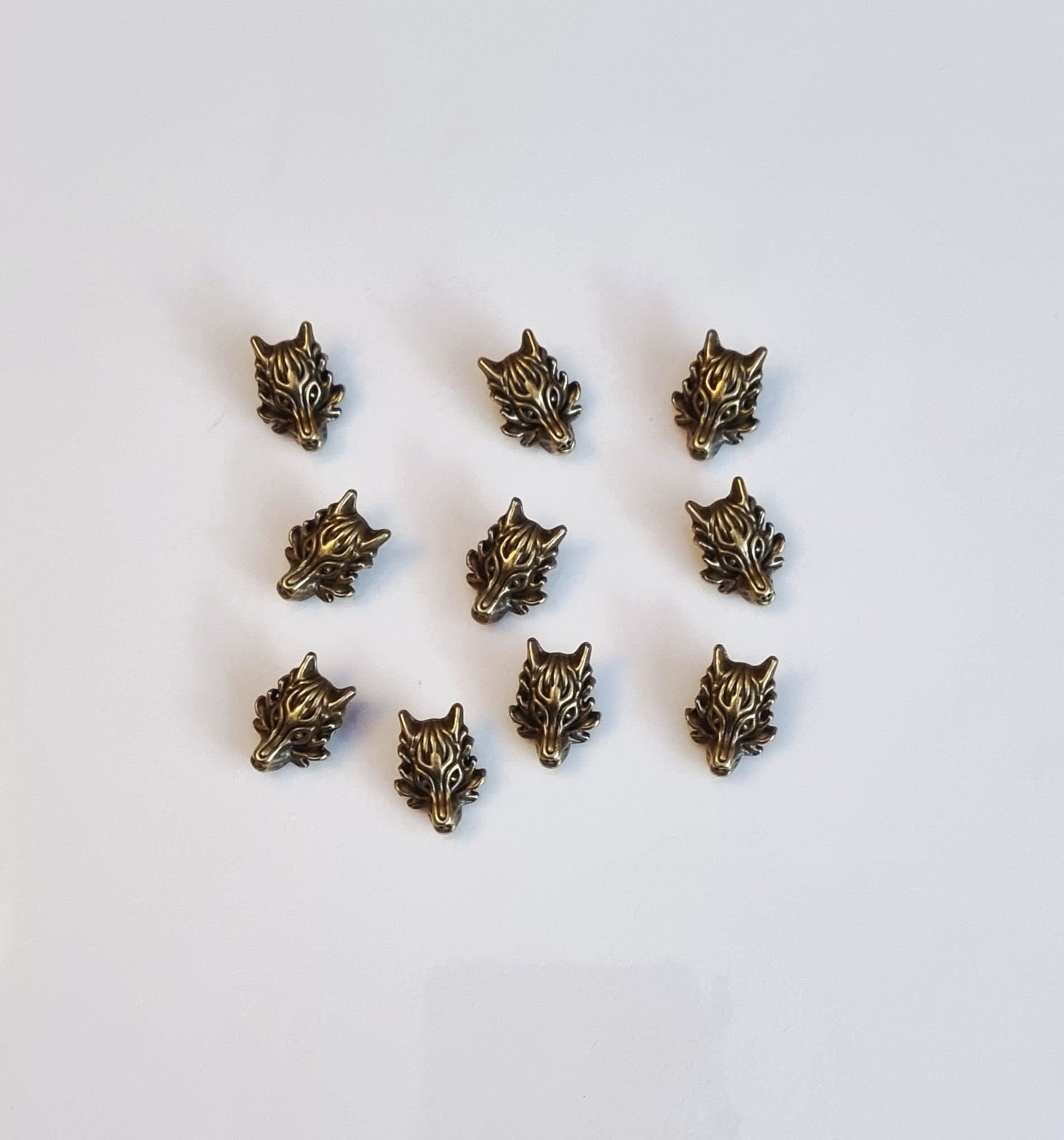 Varg huvud berlocker