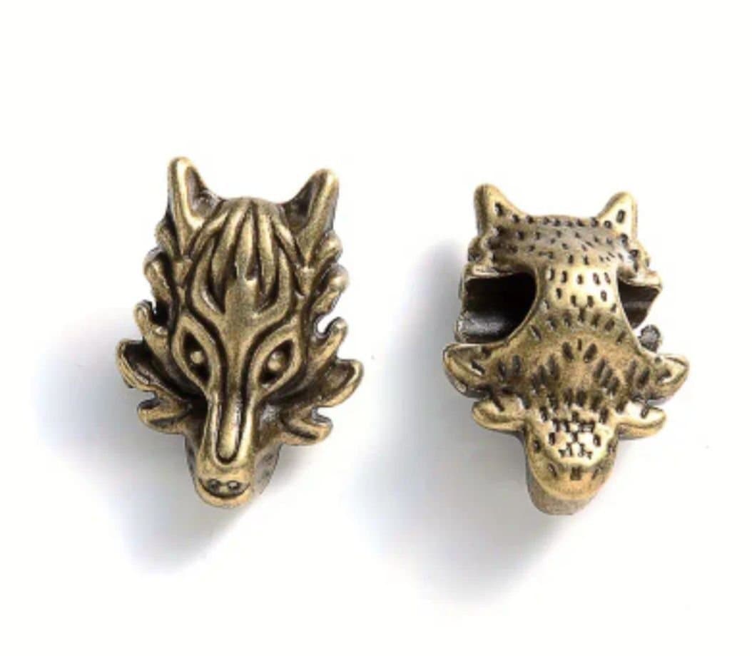 Varg huvud berlocker