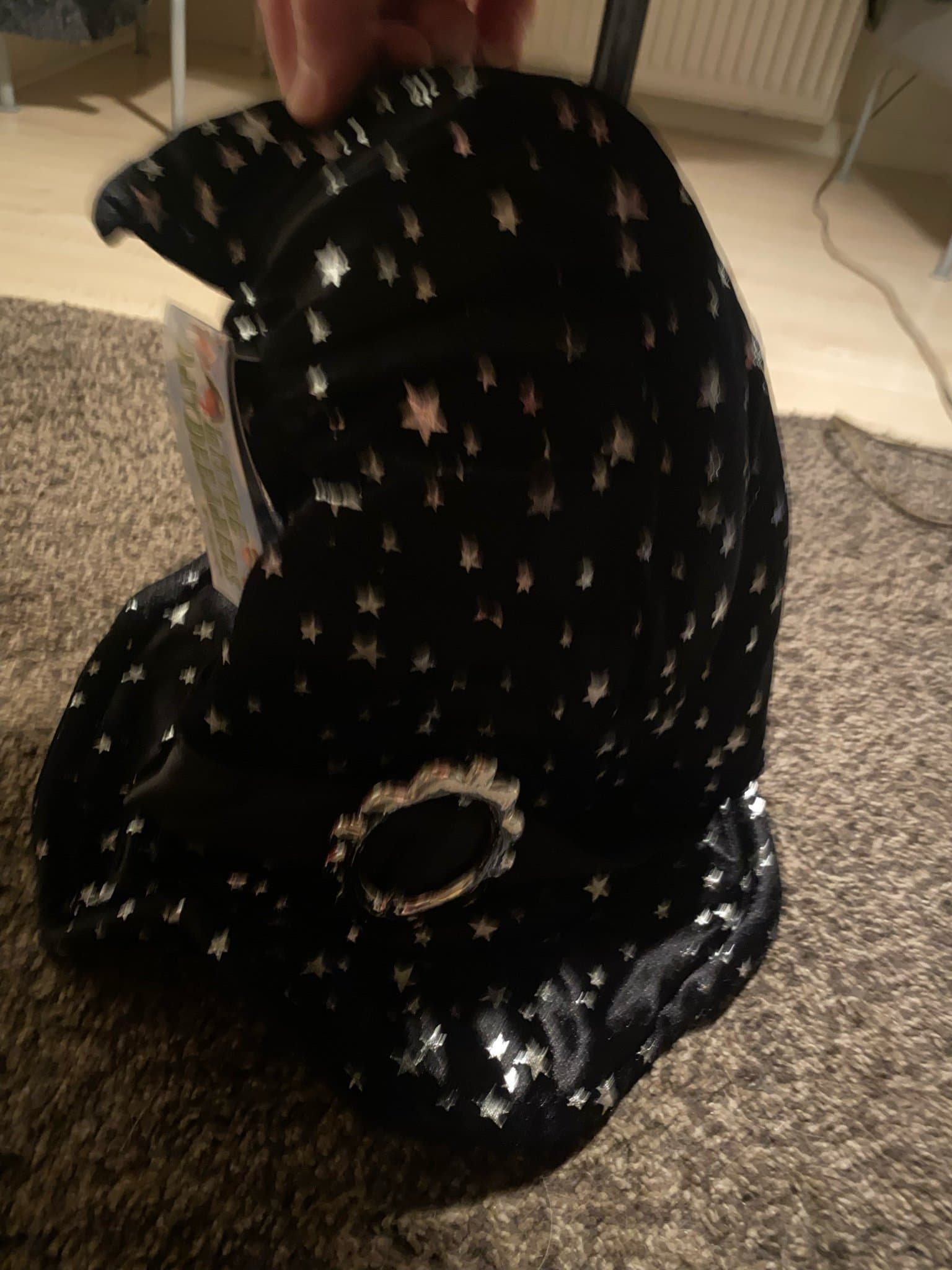 Häxhatt med stjärnor - utklädning/maskerad