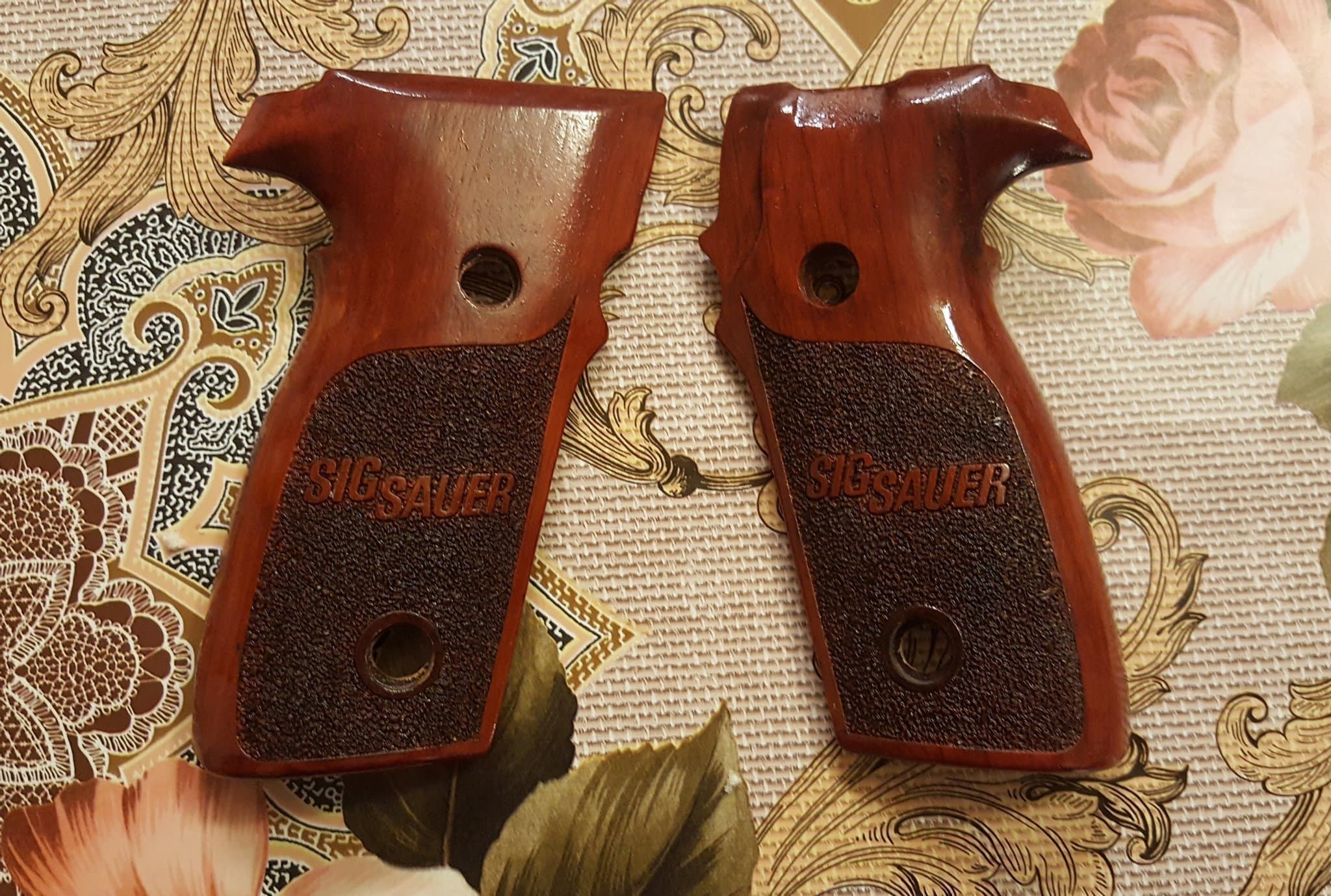 KOLVAR GRIPS WOOD TRÄ SIG SAUER P228 P229 AIRSOFT LUFTPISTOL AIRGUN GUN PISTOL