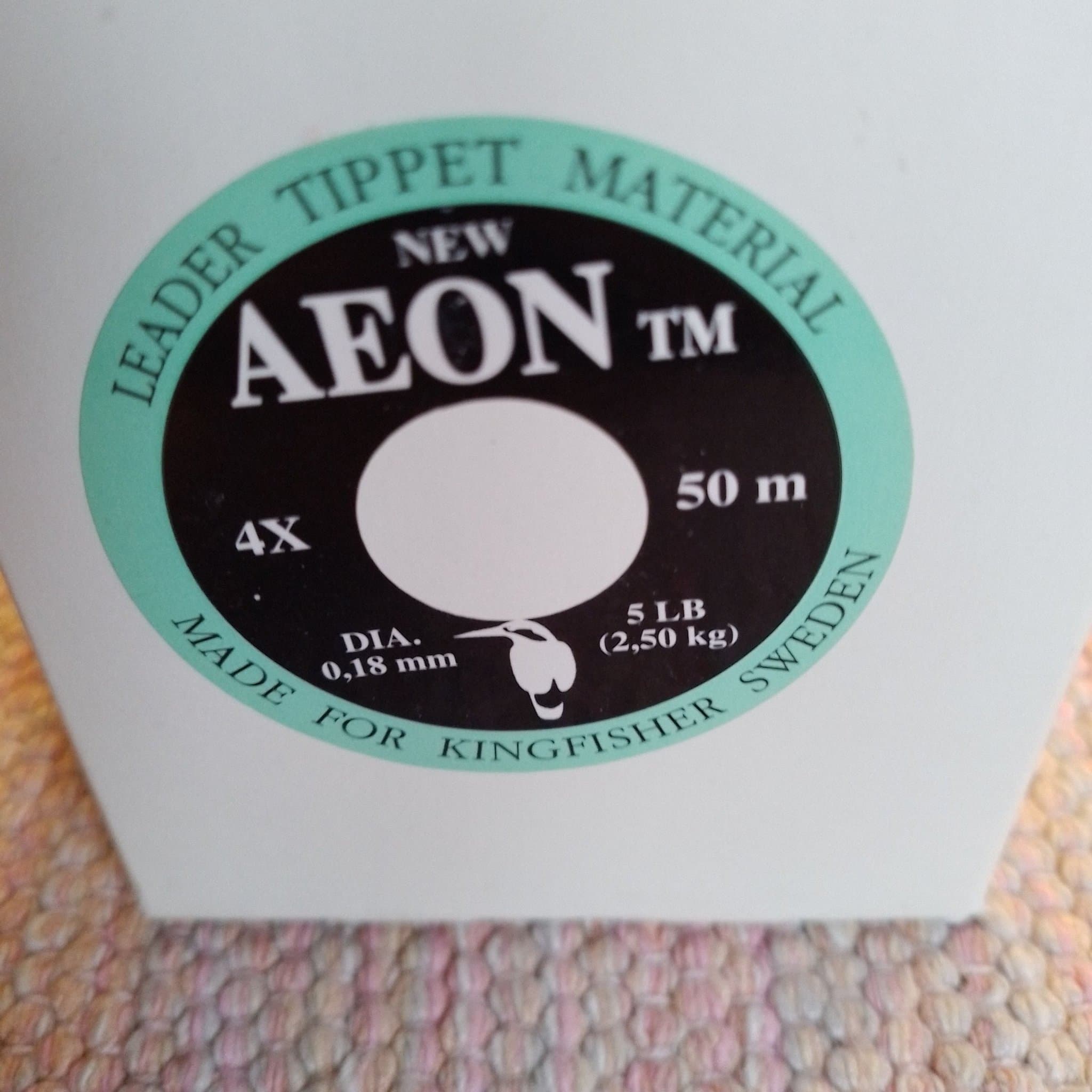 10st AEON Leader Tippet Material 50 m. VINTERFISKE,Pimpling,isfiske