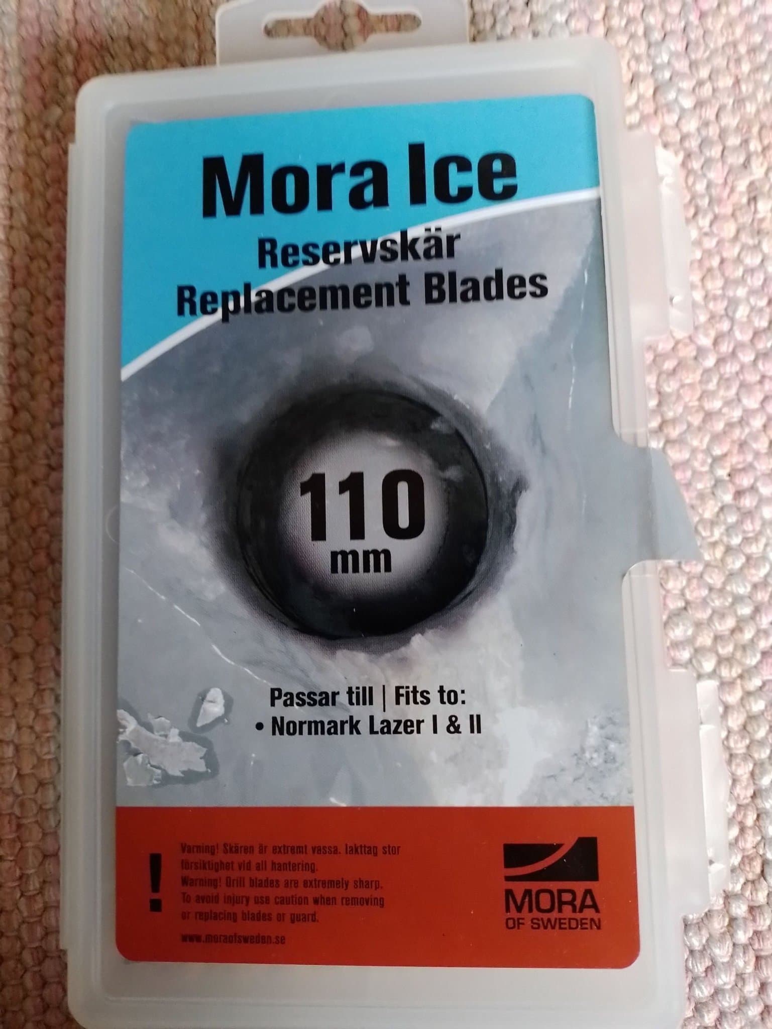 Reservblad Mora Ice 110 mm,pimpling,vinterfiske,isfiske