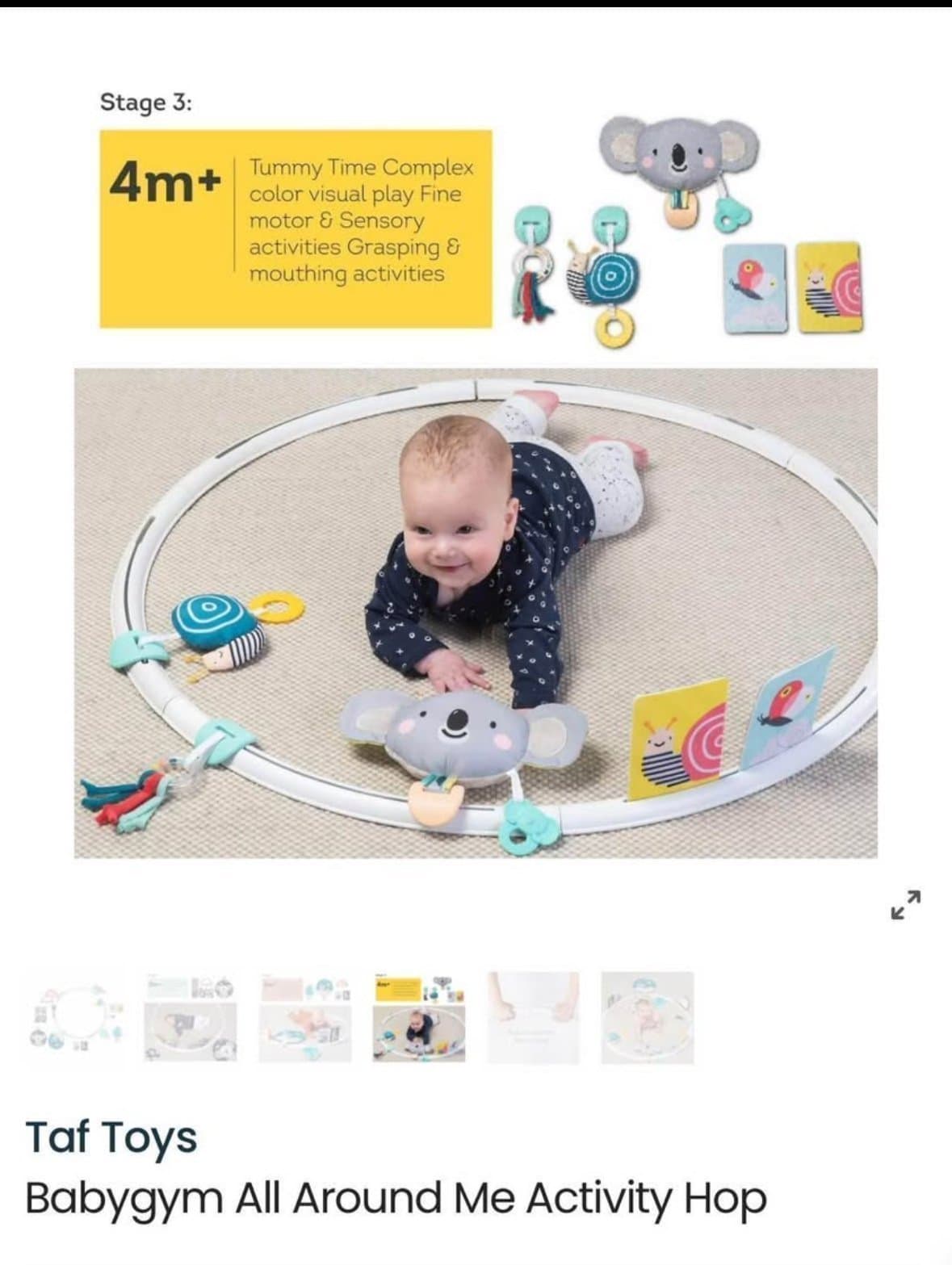 Taf Toys Babygym All Around Me Activity Hop